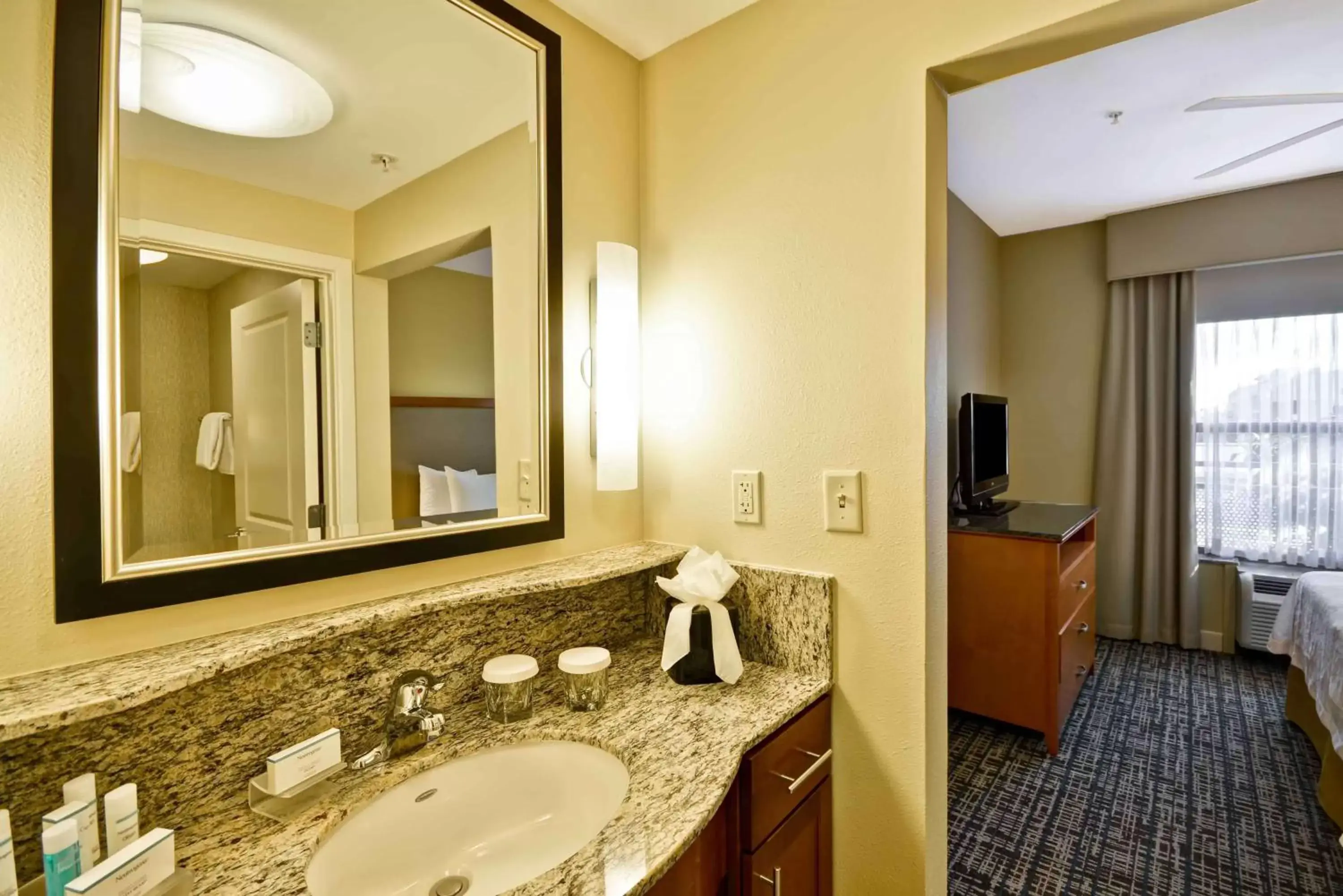 Bathroom in Homewood Suites Dallas-Frisco