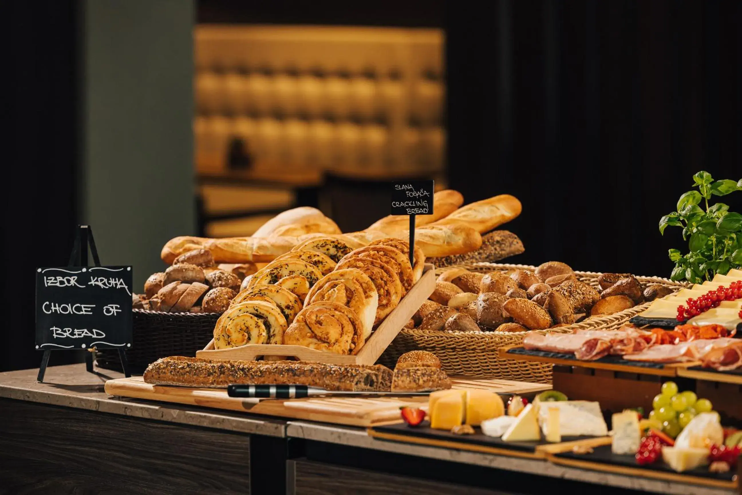 Breakfast, Food in Postojna Cave Hotel Jama