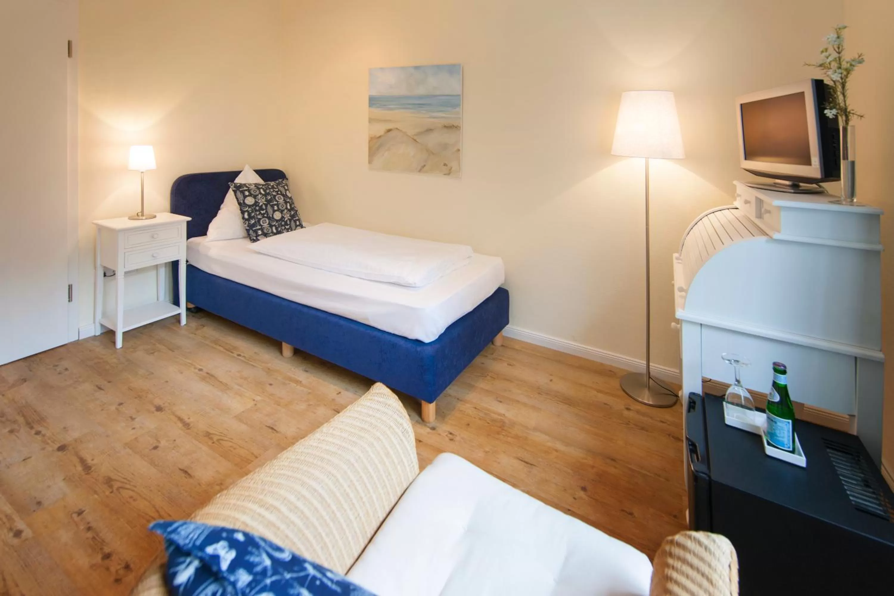 Bed in Das Frühstückshotel Sankt Peter-Ording