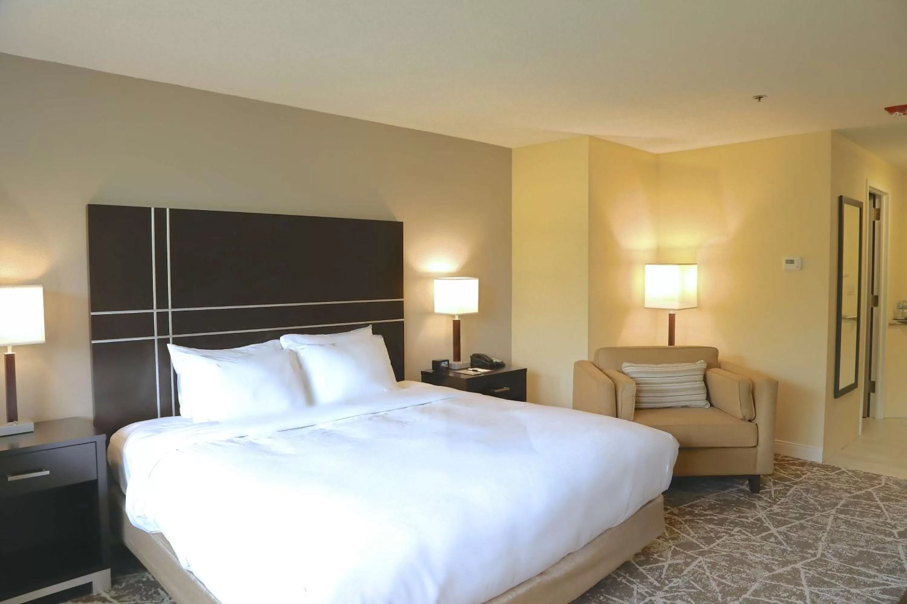 Living room, Bed in DoubleTree by Hilton Boston-Rockland