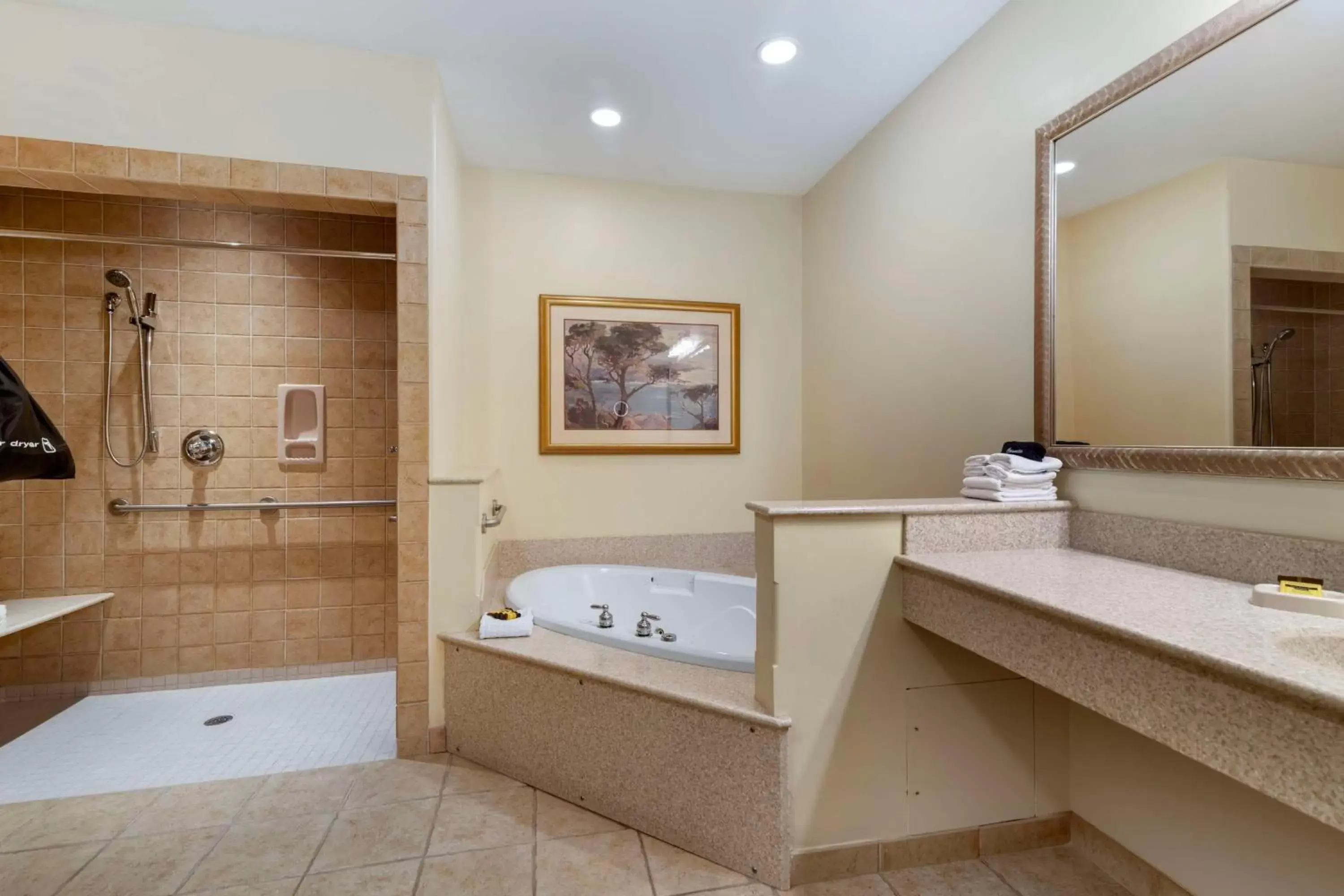 King Suite with Walk-in Shower - Disability Access in Best Western Plus Waterbury - Stowe
