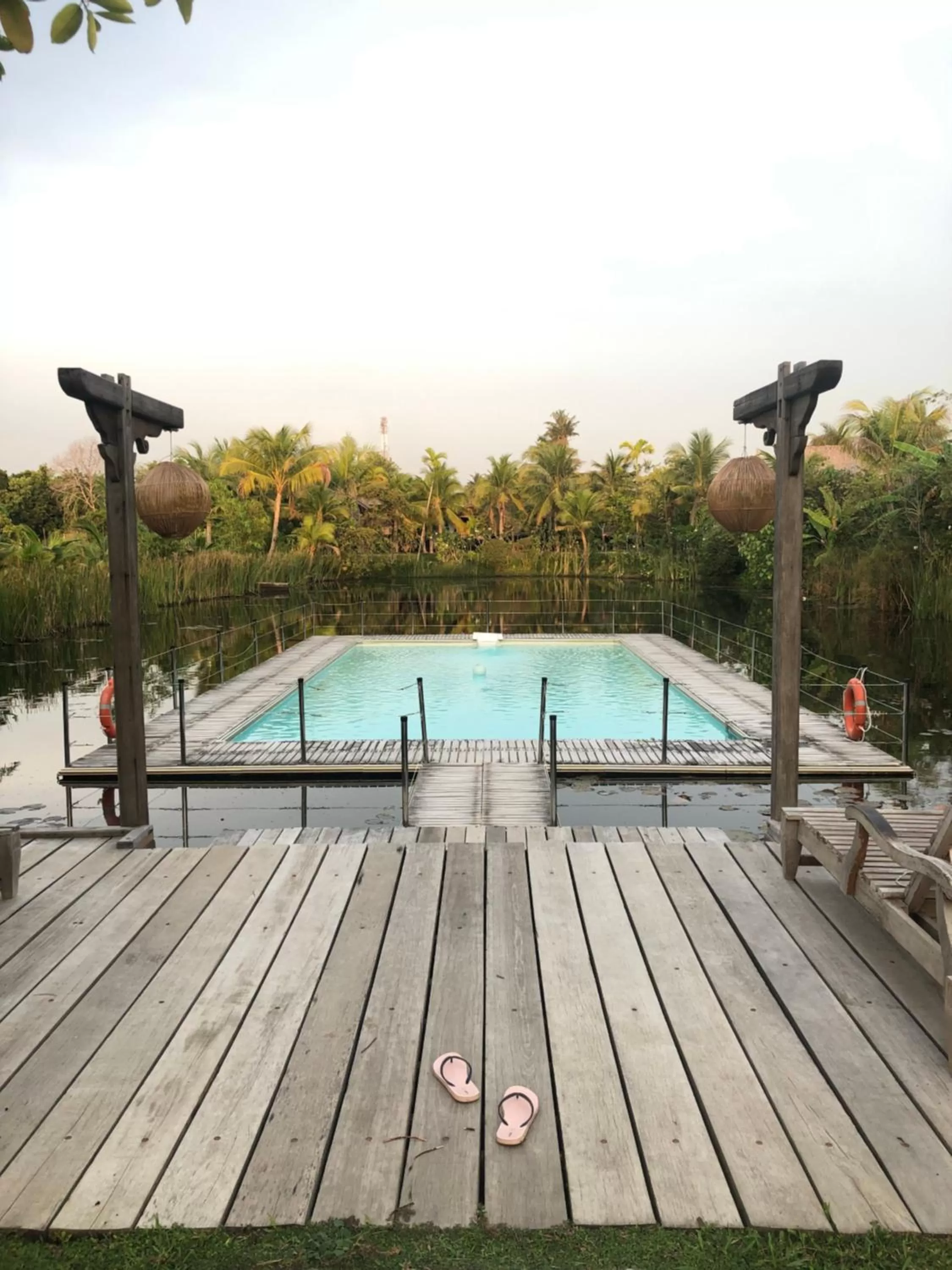 Swimming pool in Kunang Kunang Heritage Villas