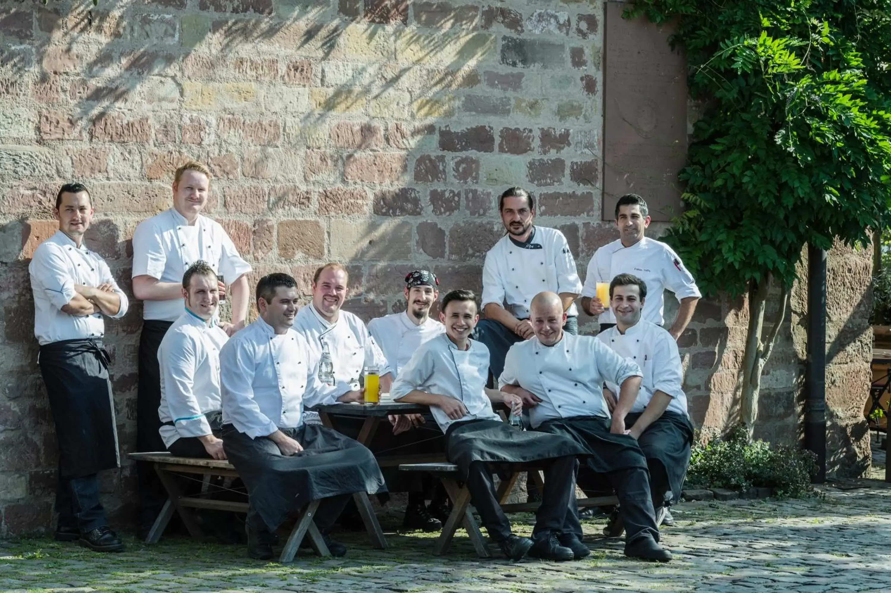 Staff in Kloster Hornbach