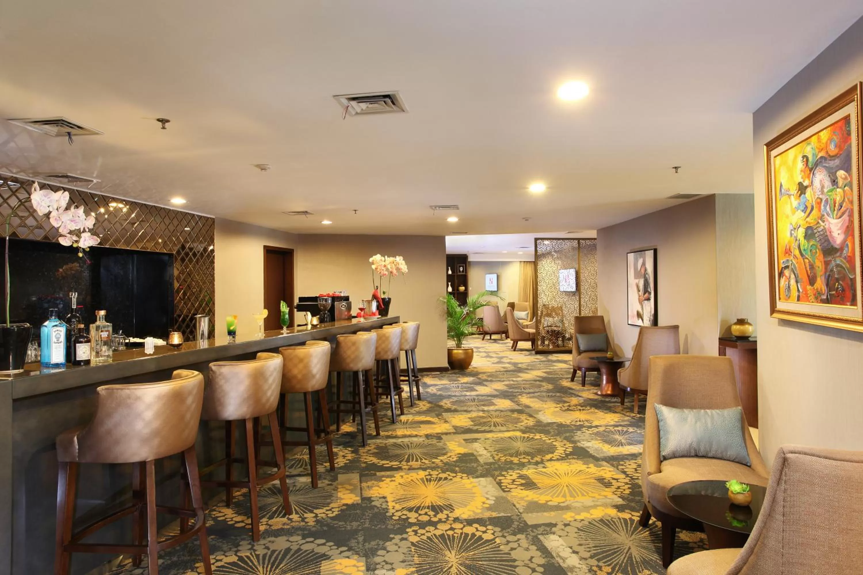 Lounge or bar in Swiss-Belresidences Rasuna Epicentrum