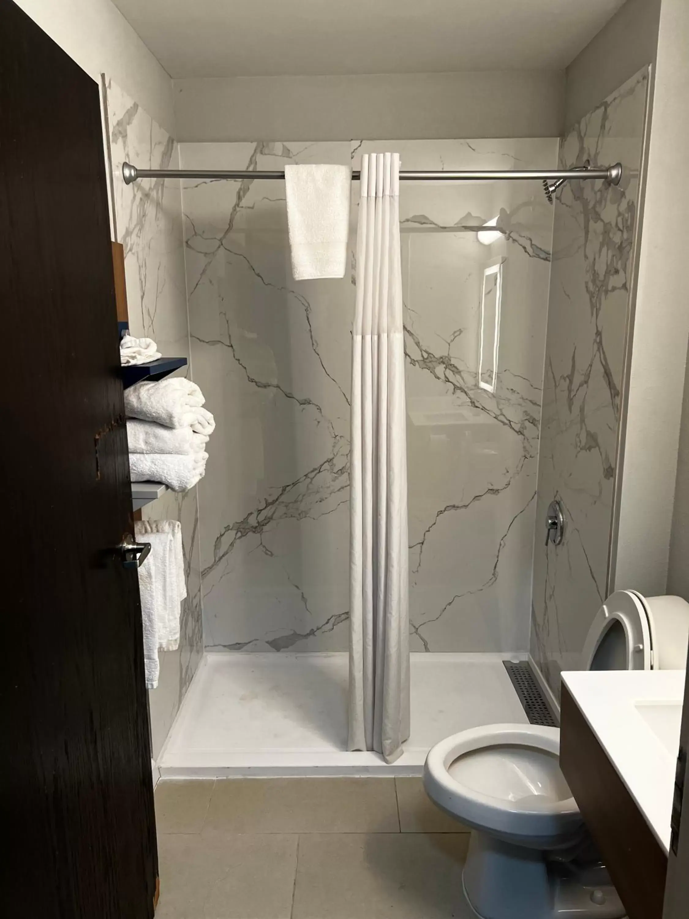 Shower, Bathroom in Microtel Inn by Wyndham Atlanta Airport