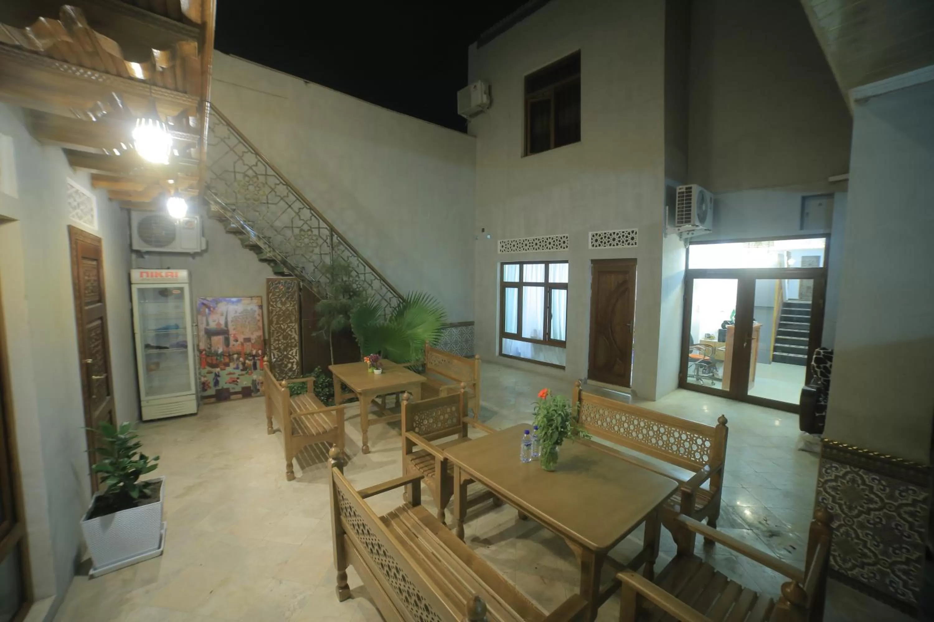 Dining area in Bukhara Baraka Boutique Hotel