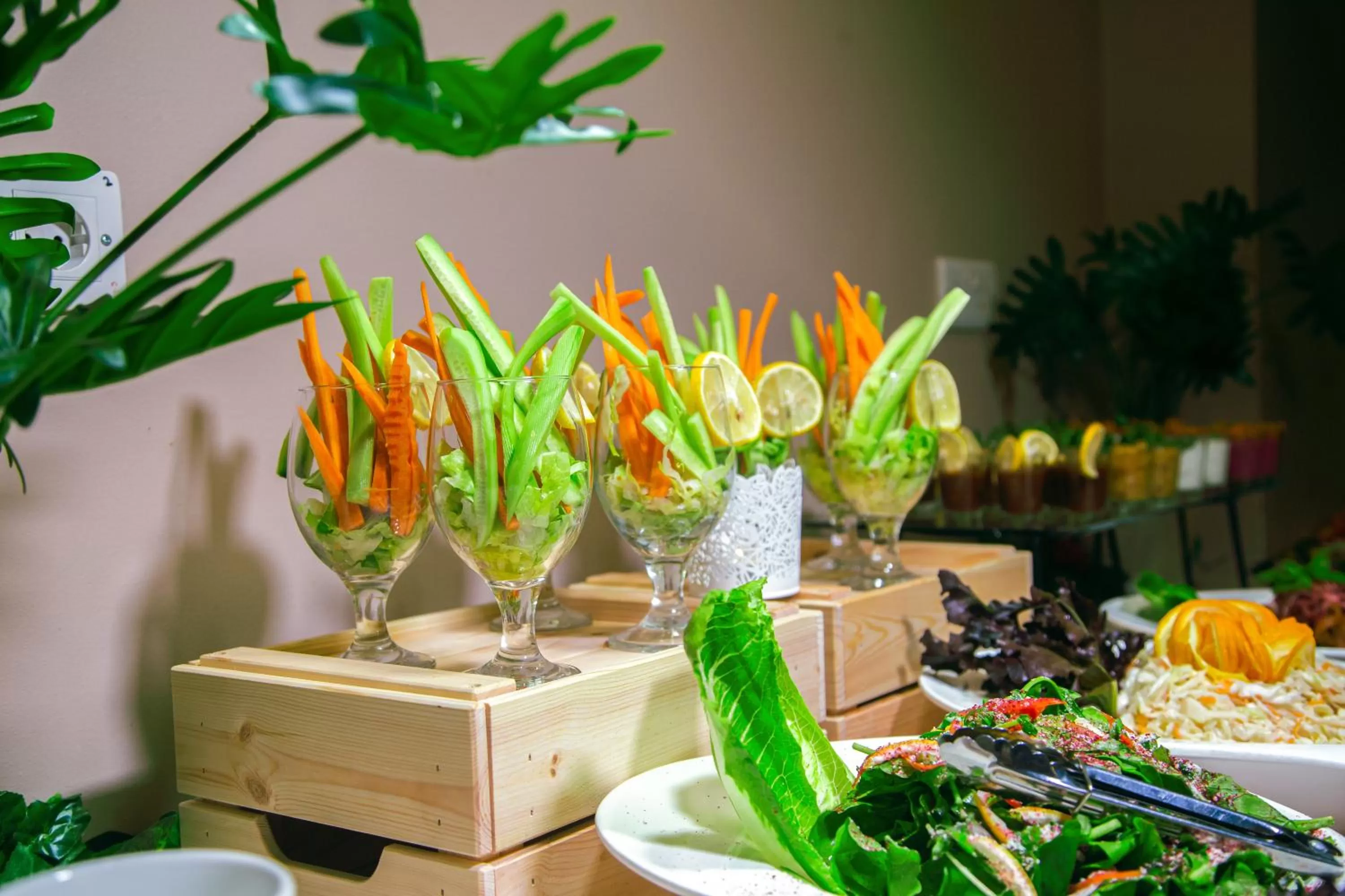 Buffet breakfast in Grand Hotel Madaba