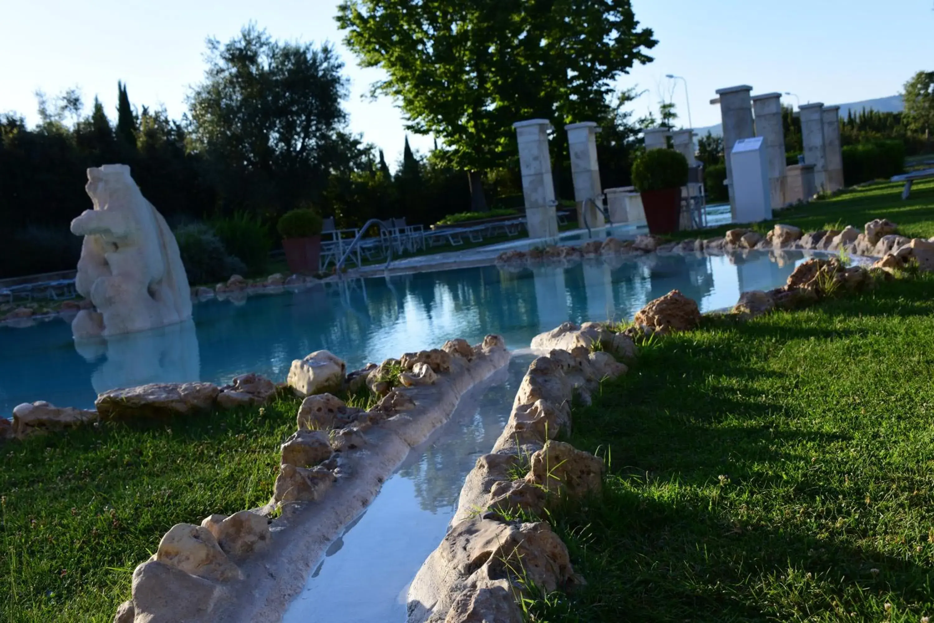 Hot Spring Bath, Swimming Pool in Hotel Salus Terme