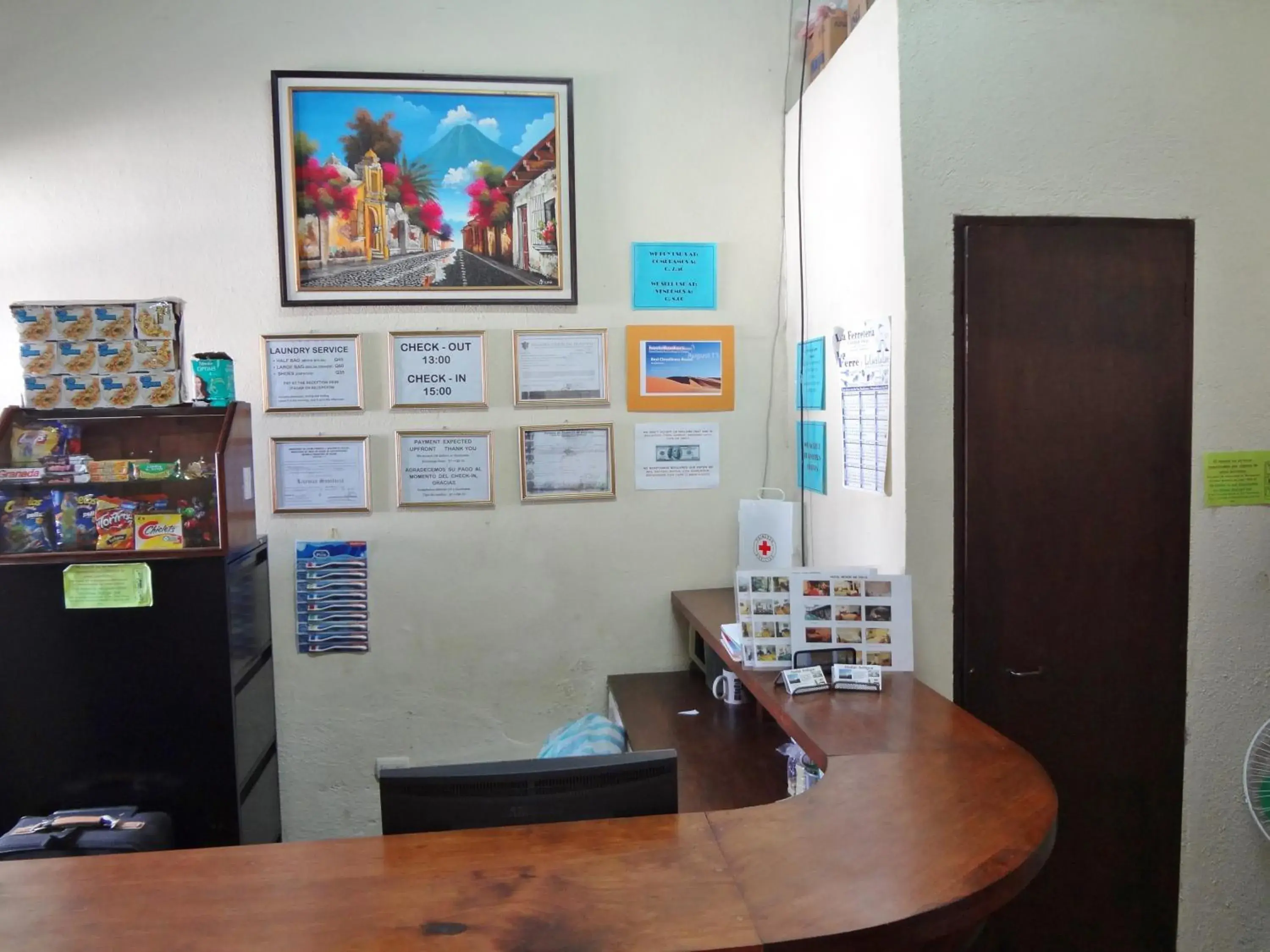 Lobby or reception, Lobby/Reception in Hostal Antigua