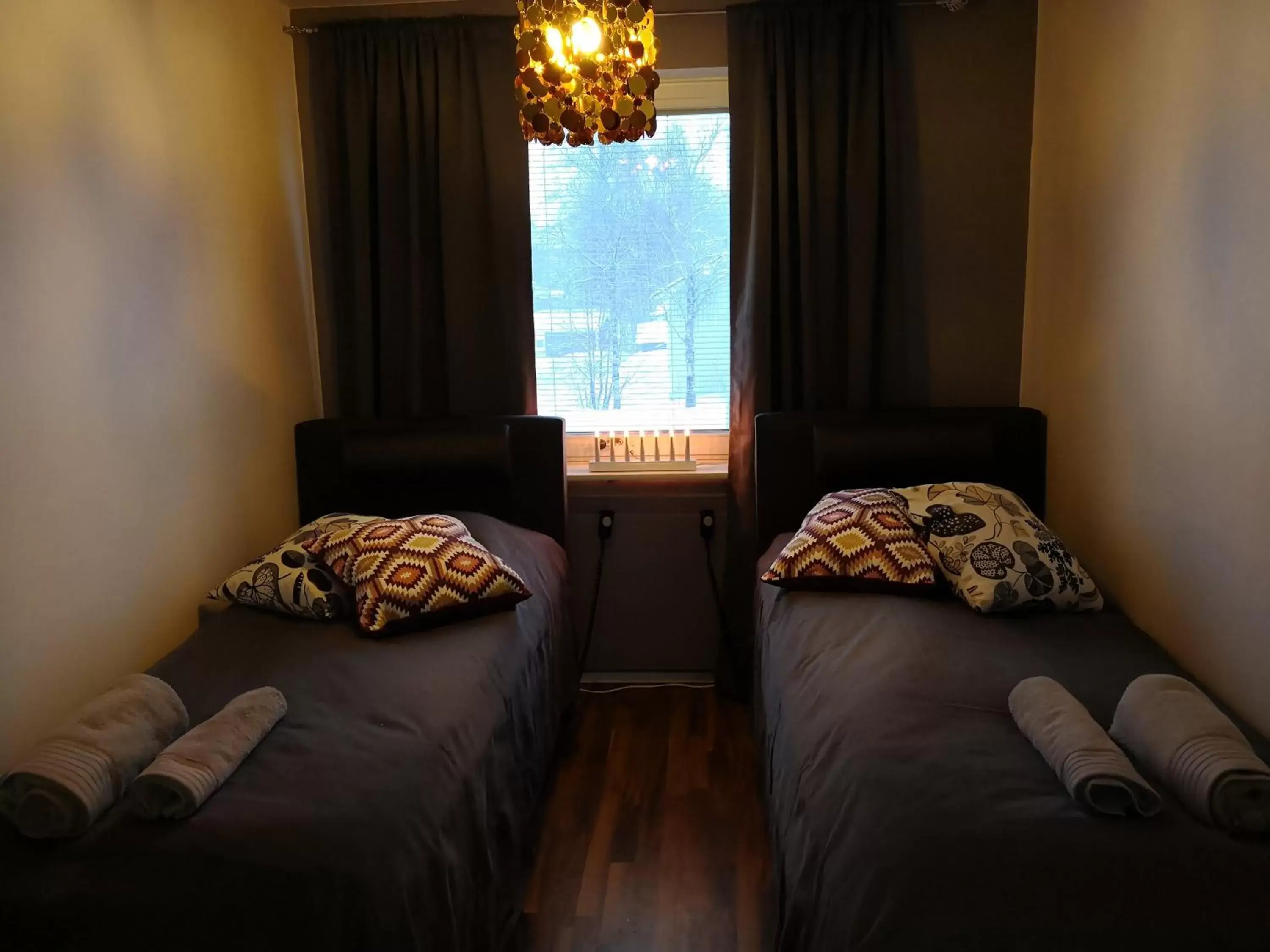 Twin Room with Shared Bathroom in Motel Tornio Twin Room with Shared Bathroom in Motel Tornio