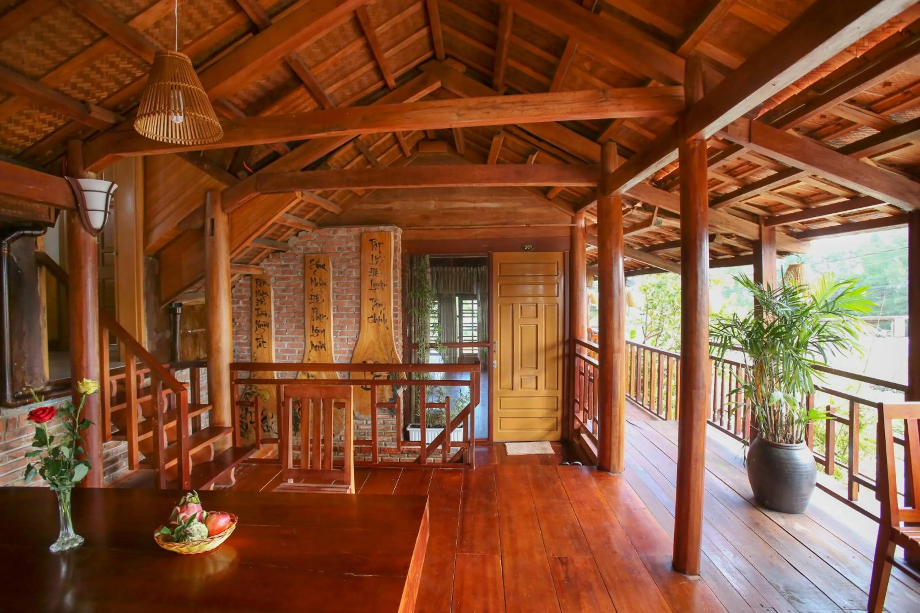 Balcony/Terrace in Seaside An Bang Homestay