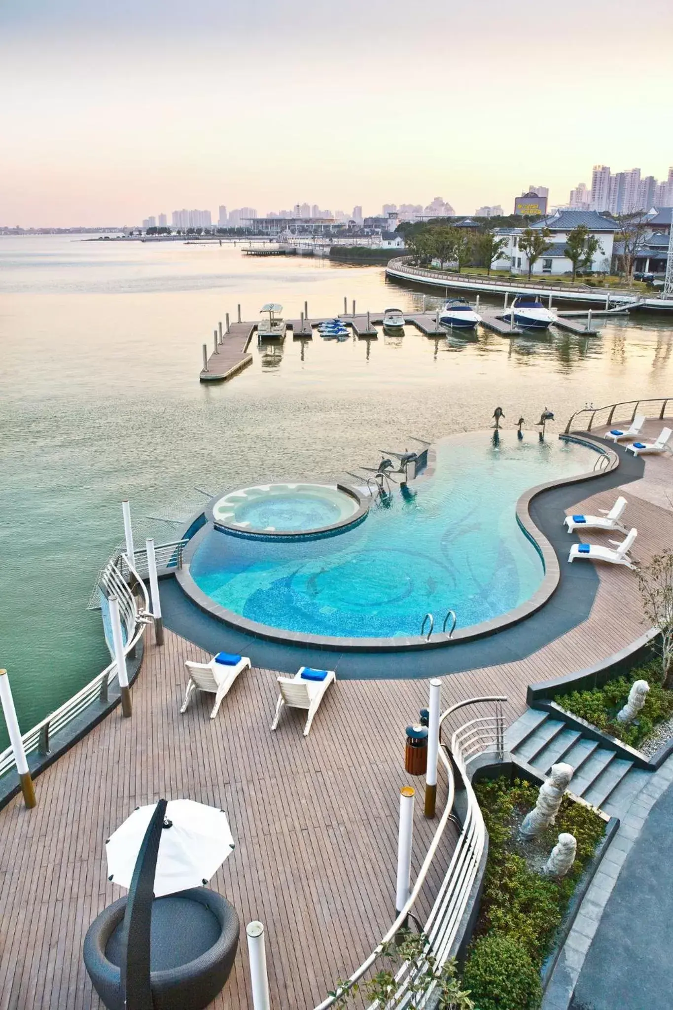 Swimming pool, Pool View in Crowne Plaza Suzhou, an IHG Hotel