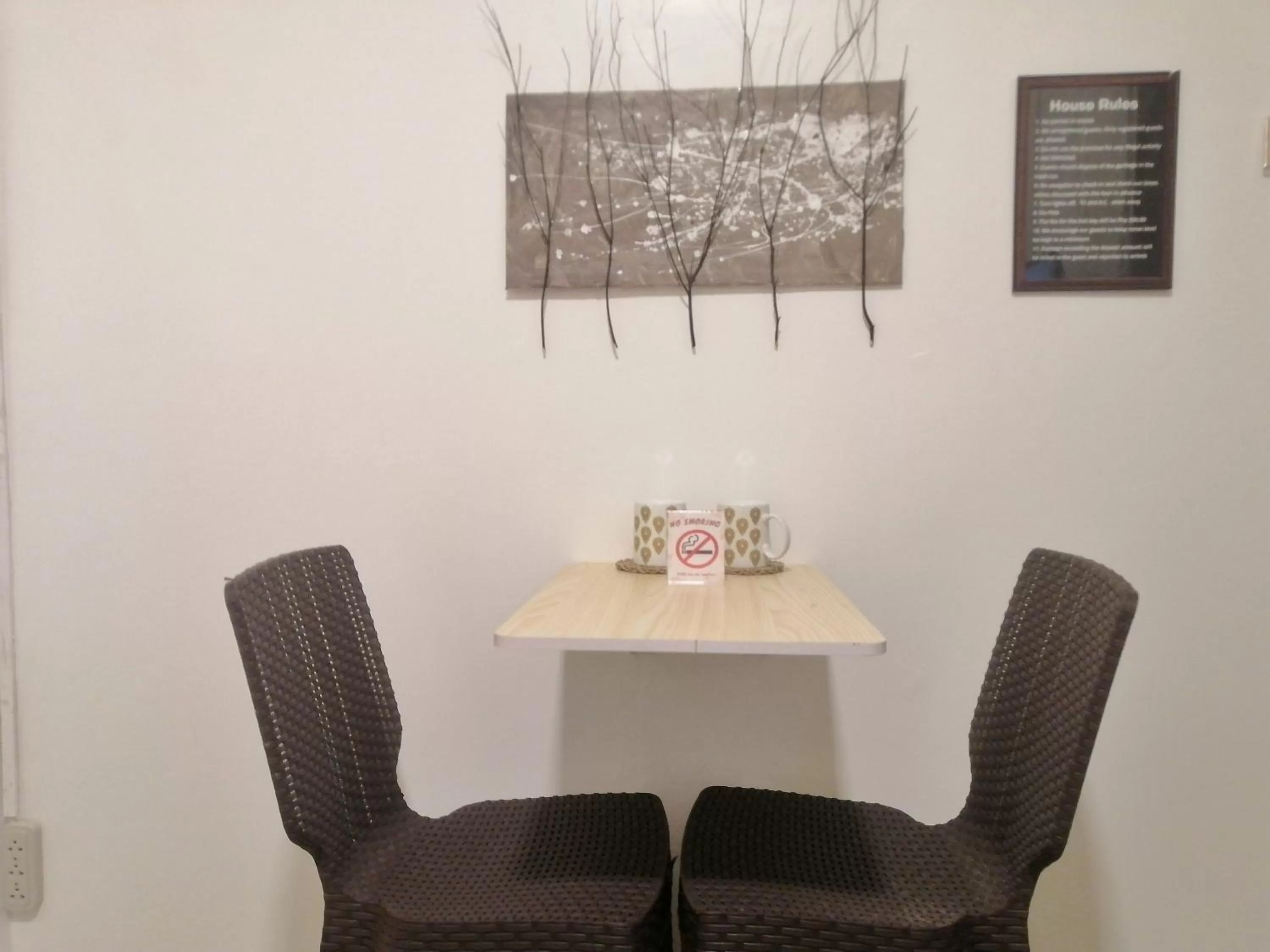 Seating area in VG Pension and Residences