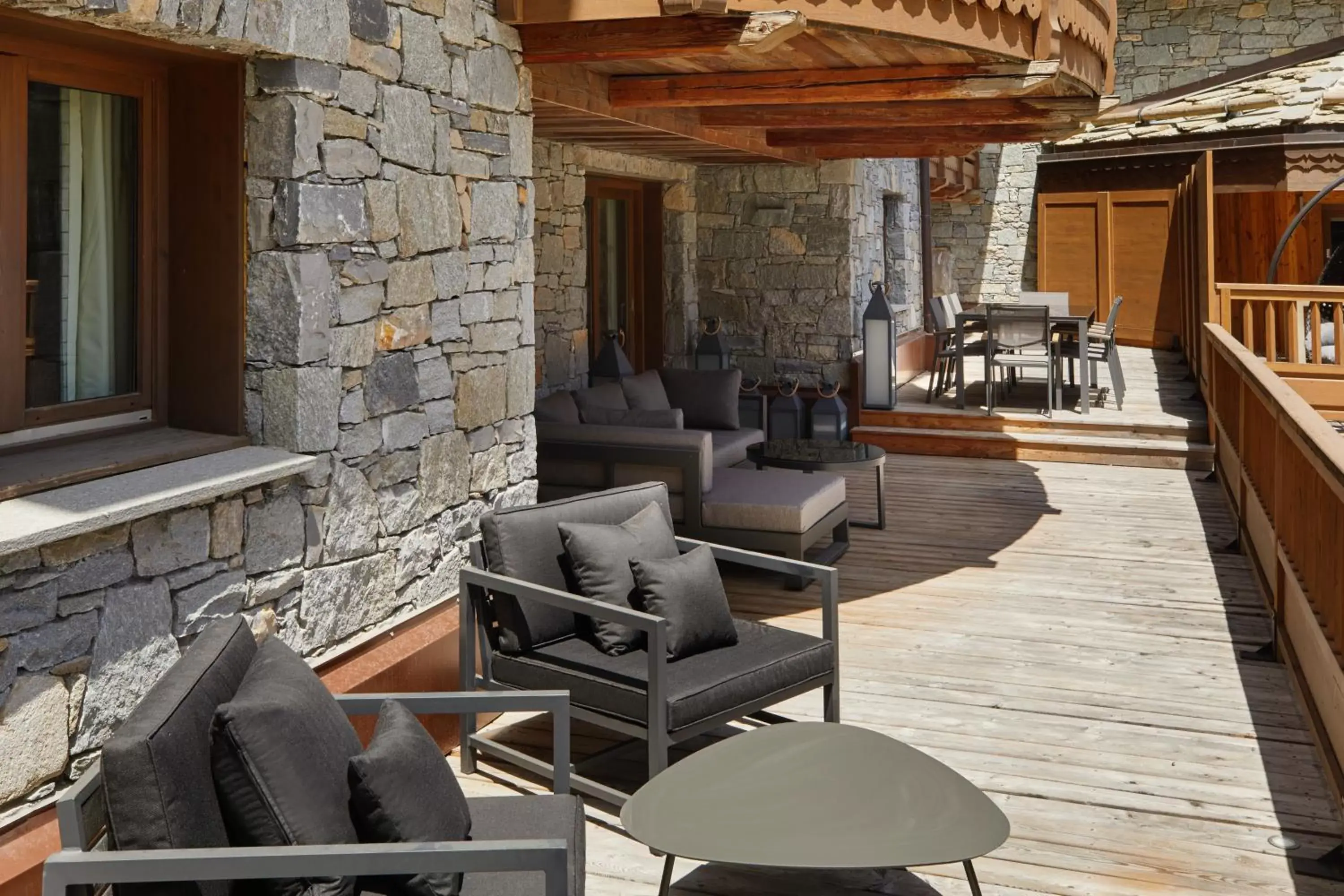 Balcony/Terrace in Six Senses Residences & Spa Courchevel