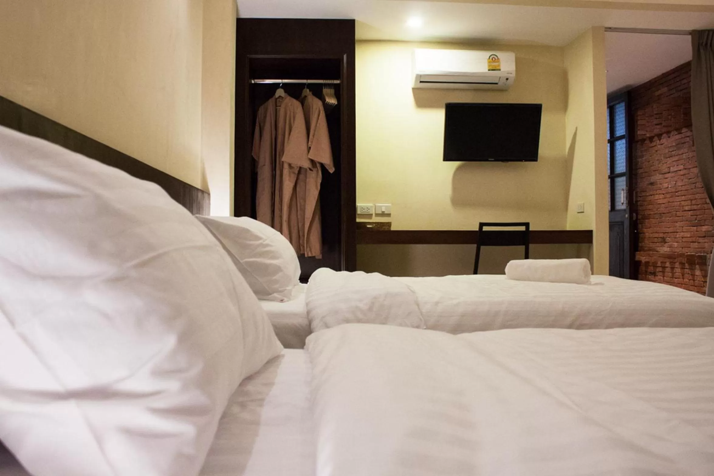 Bed in ONCE (upon a time) Chiang Mai Home