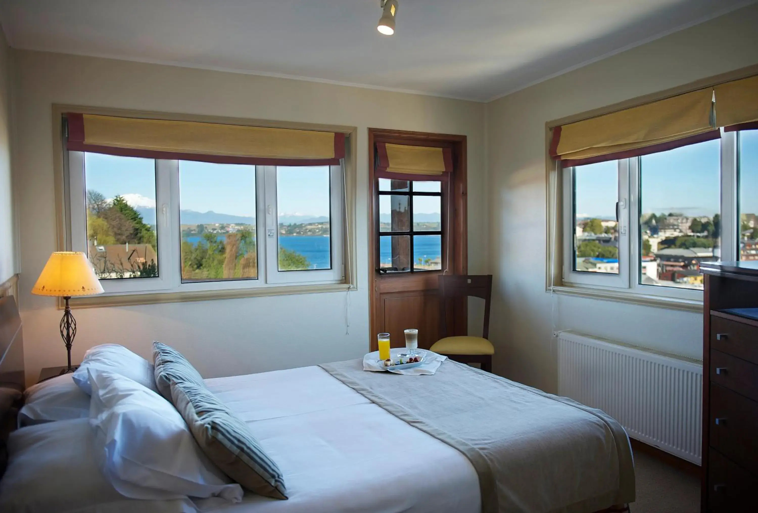 View (from property/room), Bed in Park Inn by Radisson Puerto Varas View (from property/room), Bed in Park Inn by Radisson Puerto Varas