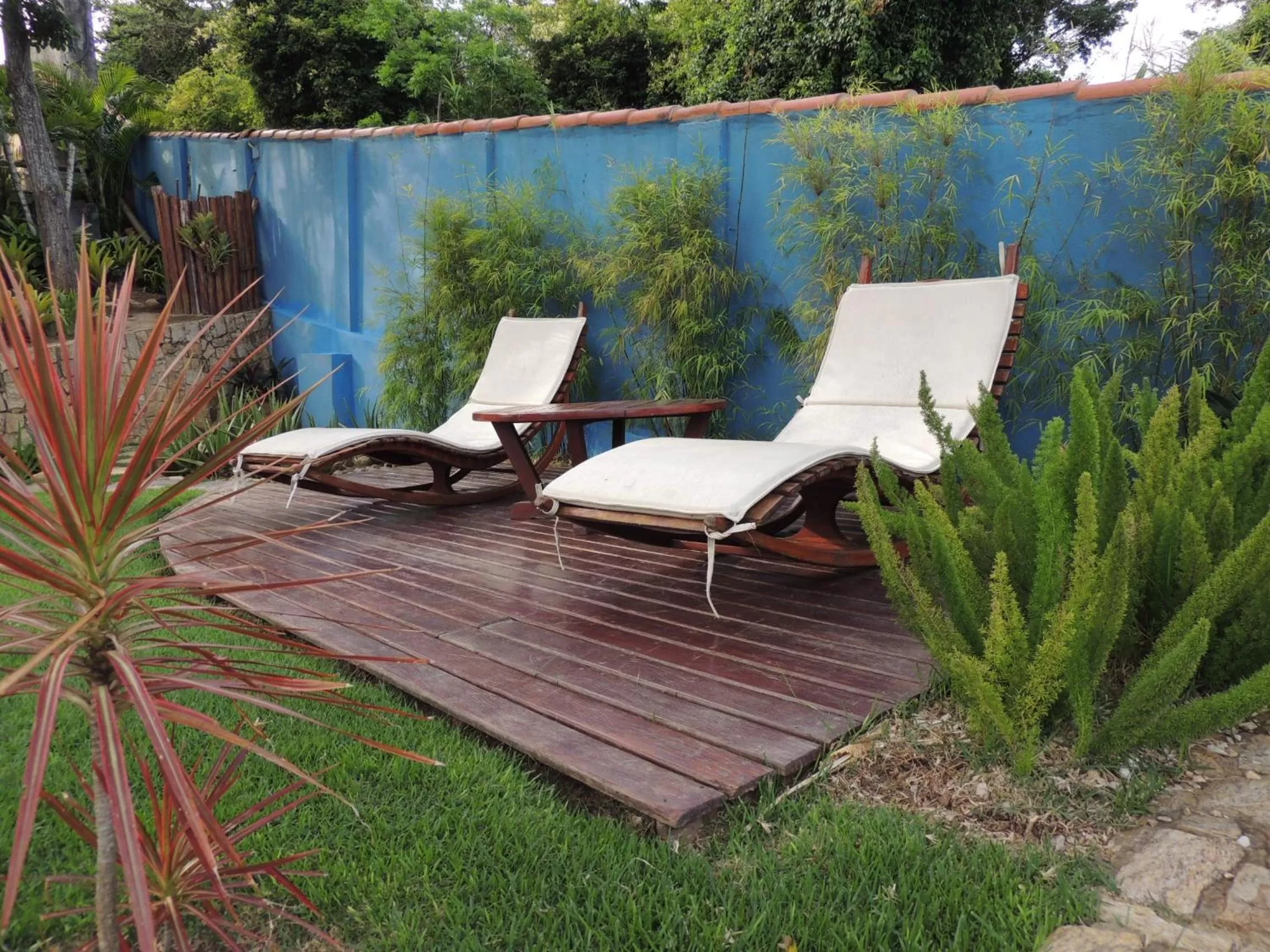 Garden in Pousada Akaroa