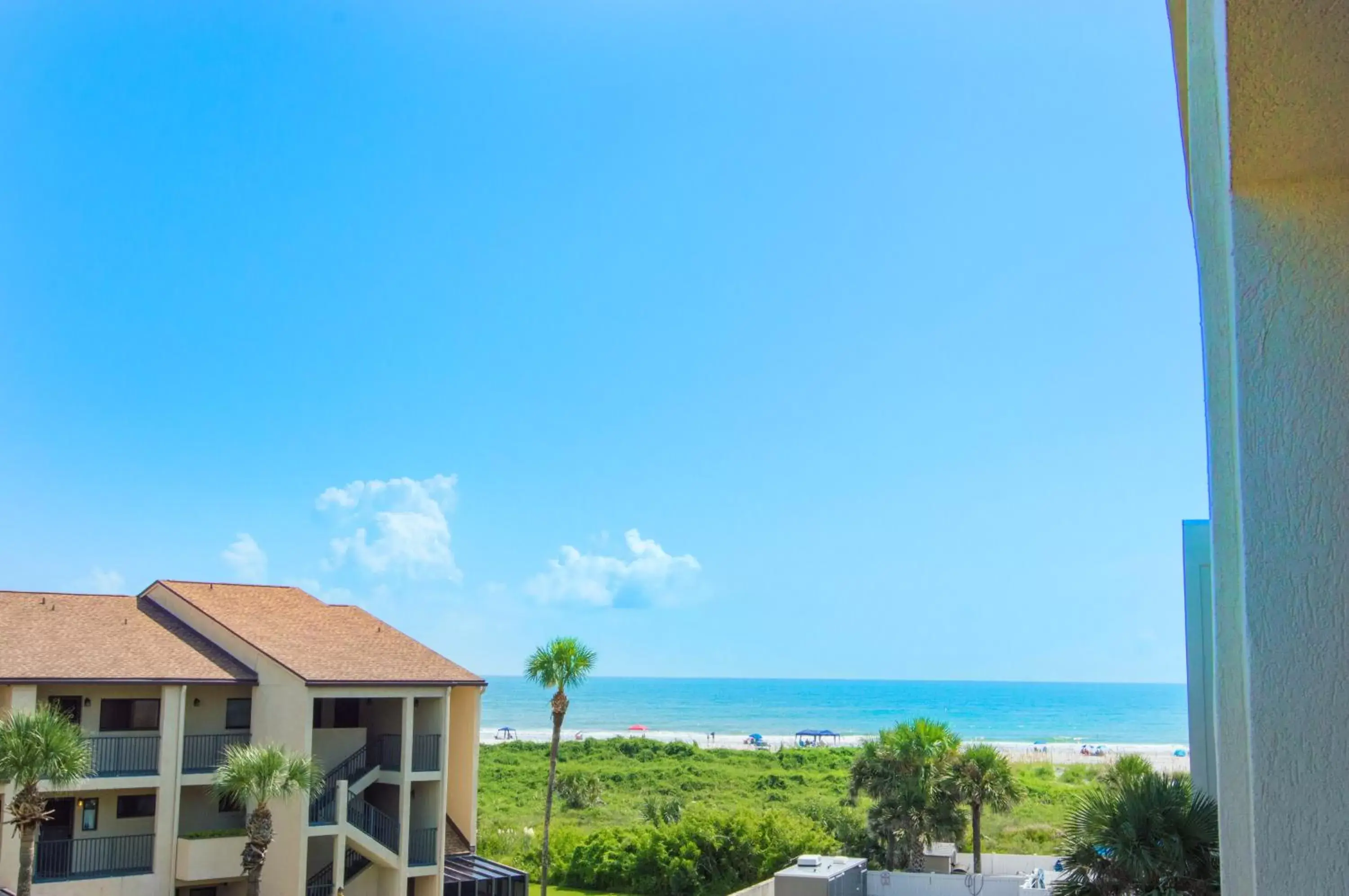 Sea view in Guy Harvey Resort on Saint Augustine Beach Sea view in Guy Harvey Resort on Saint Augustine Beach