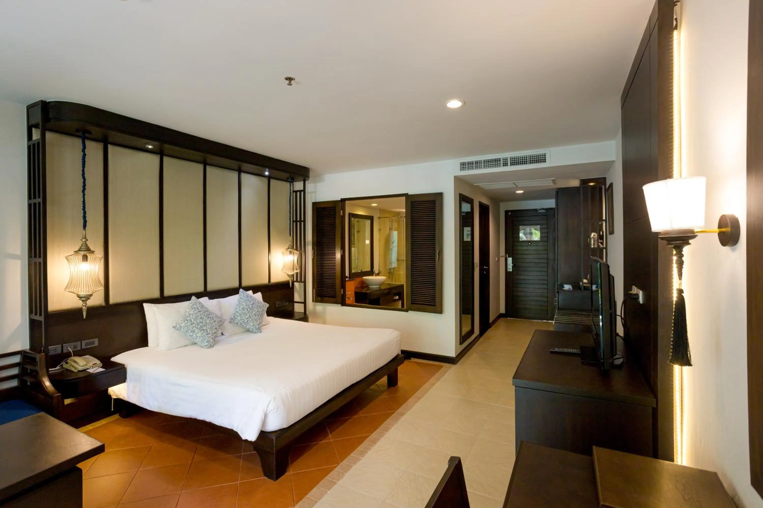 Bedroom, Bed in Ravindra Beach Resort & Spa - SHA Extra Plus