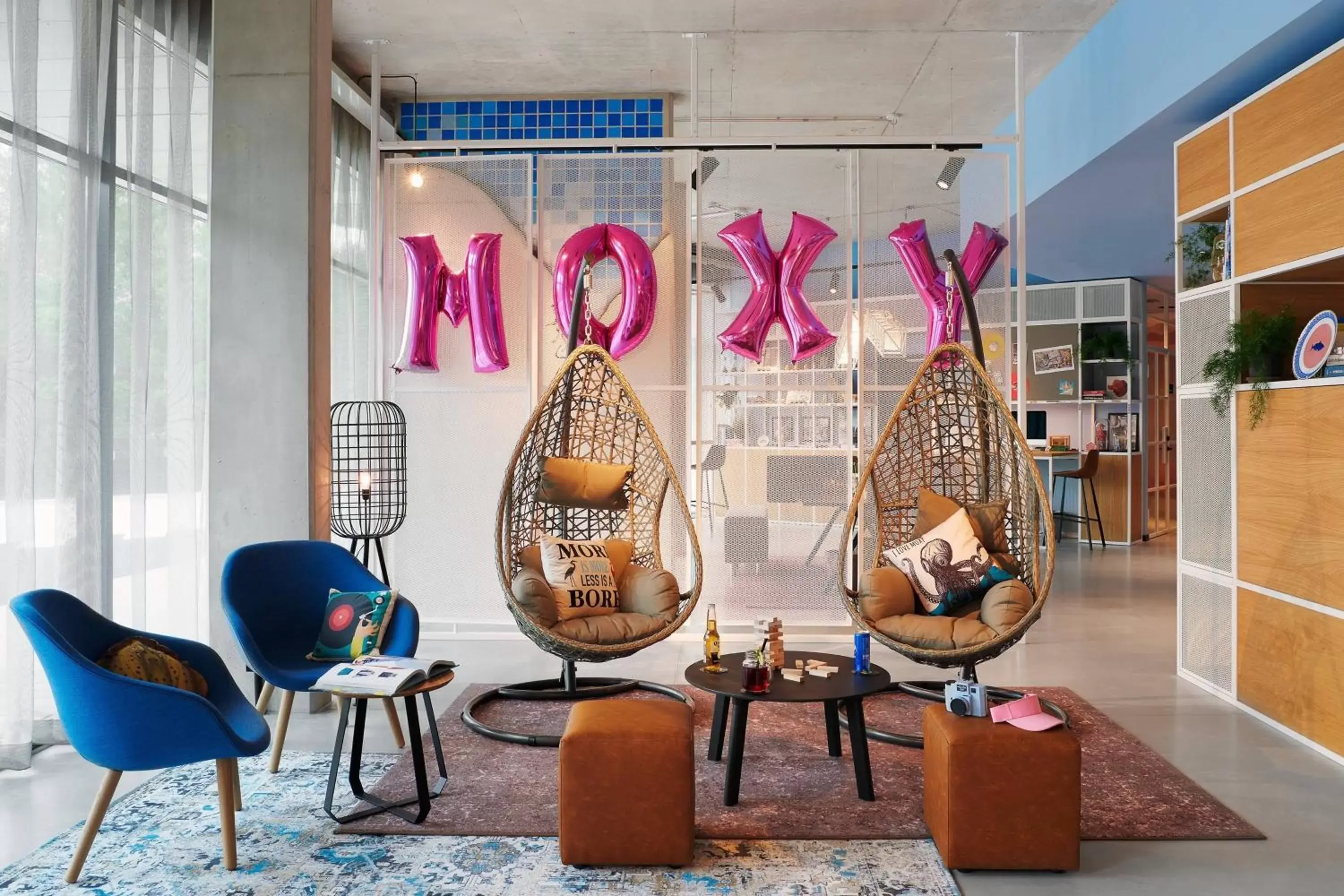 Property building, Seating Area in Moxy Sophia Antipolis