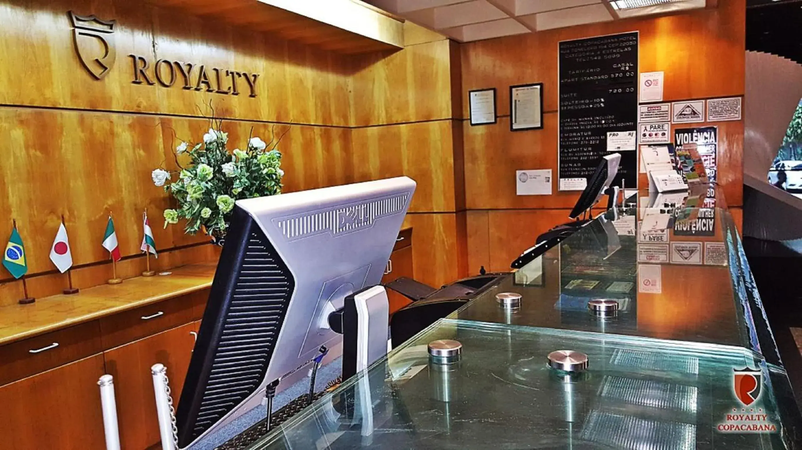 Lobby or reception in Royalty Copacabana Hotel Lobby or reception in Royalty Copacabana Hotel