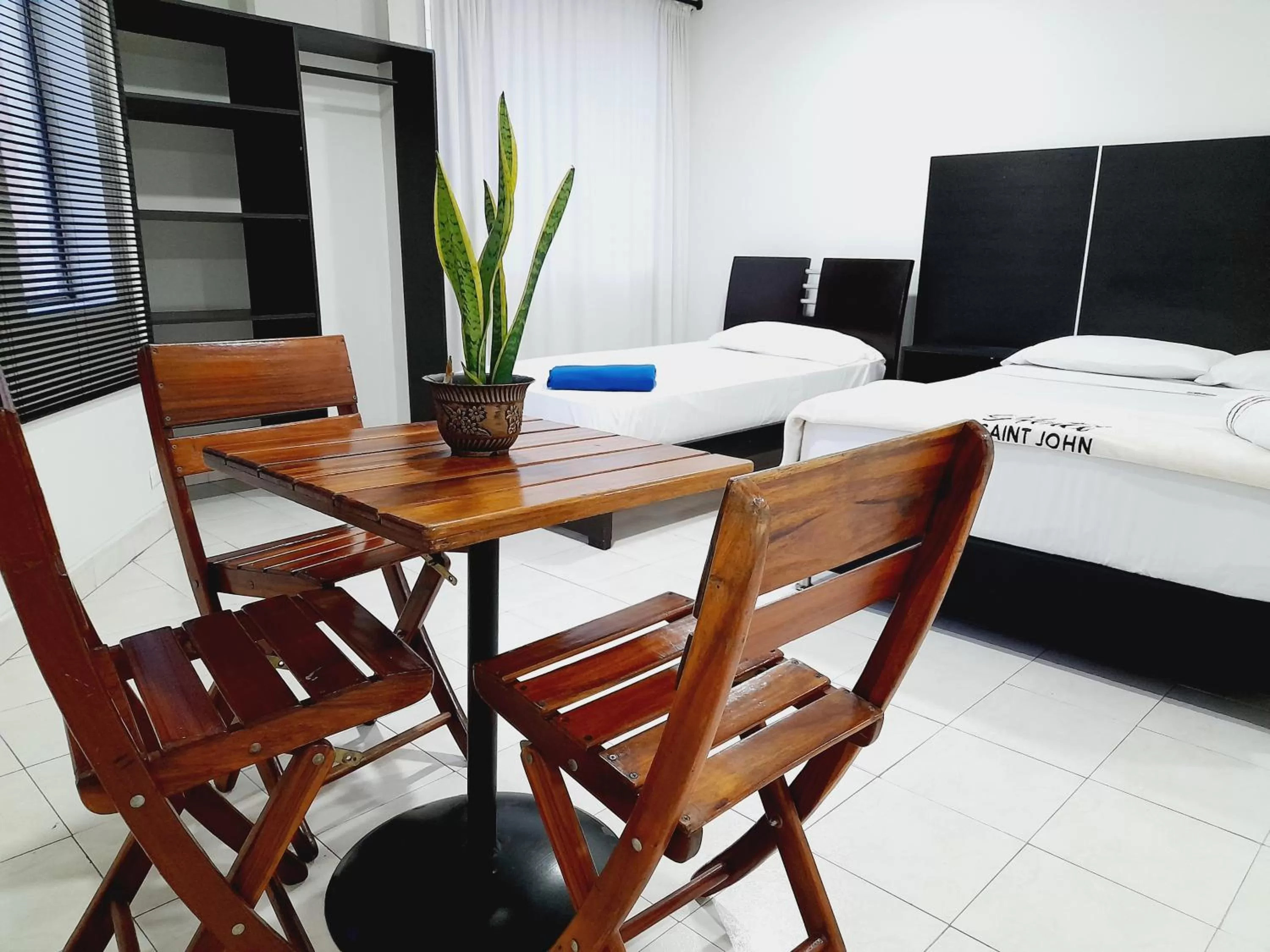 Bed in Hotel Saint John