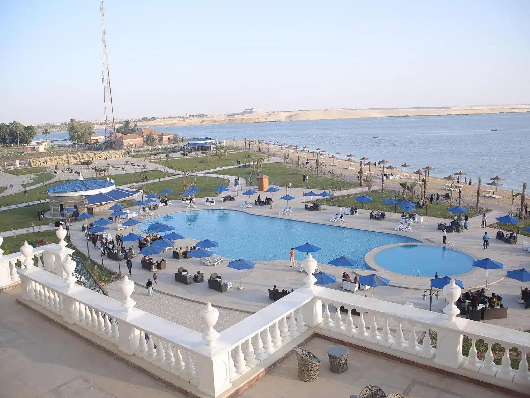 Pool view in Tolip El Forsan Hotel Pool view in Tolip El Forsan Hotel