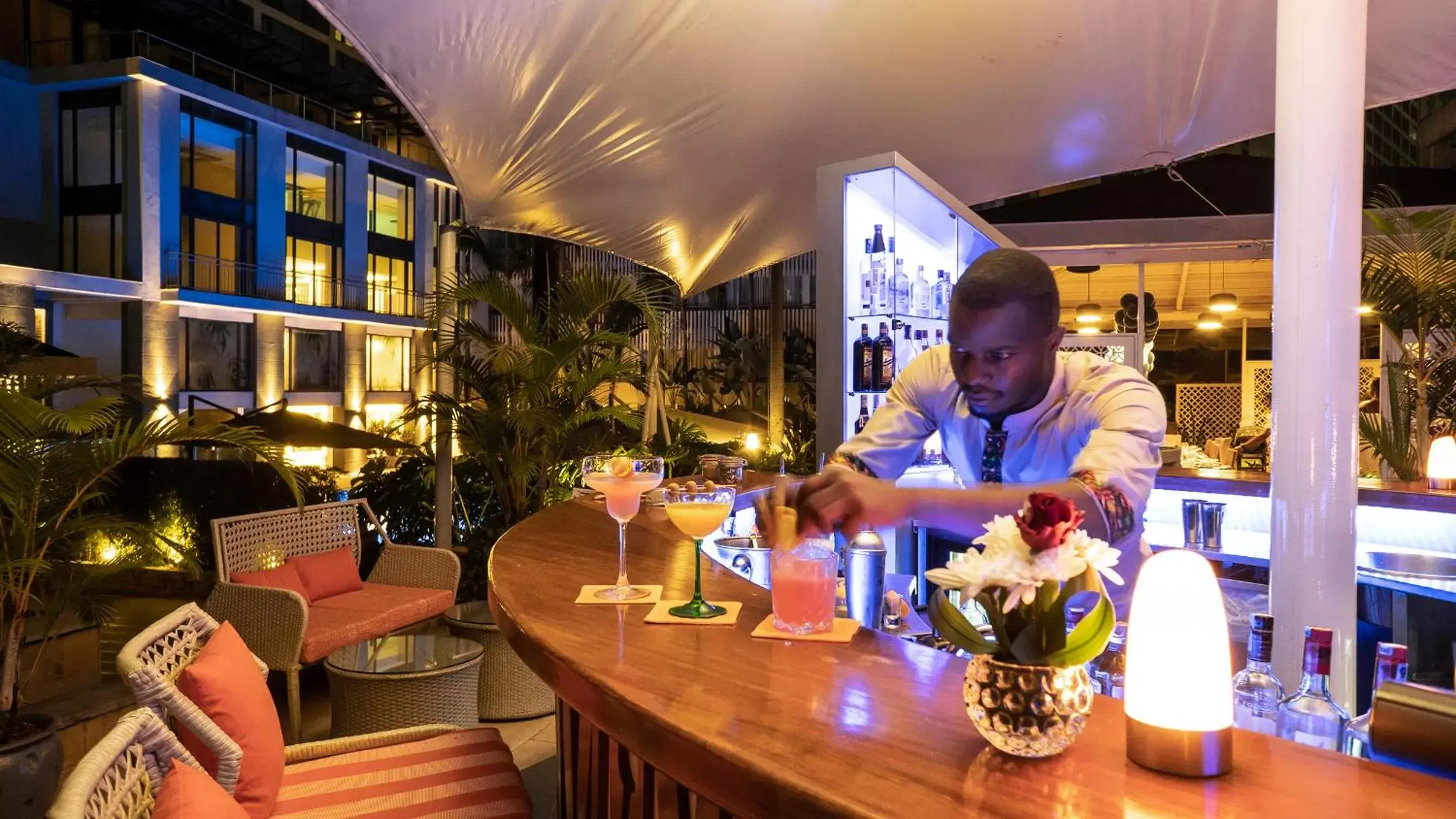 Lounge or bar in Sarova Panafric Hotel