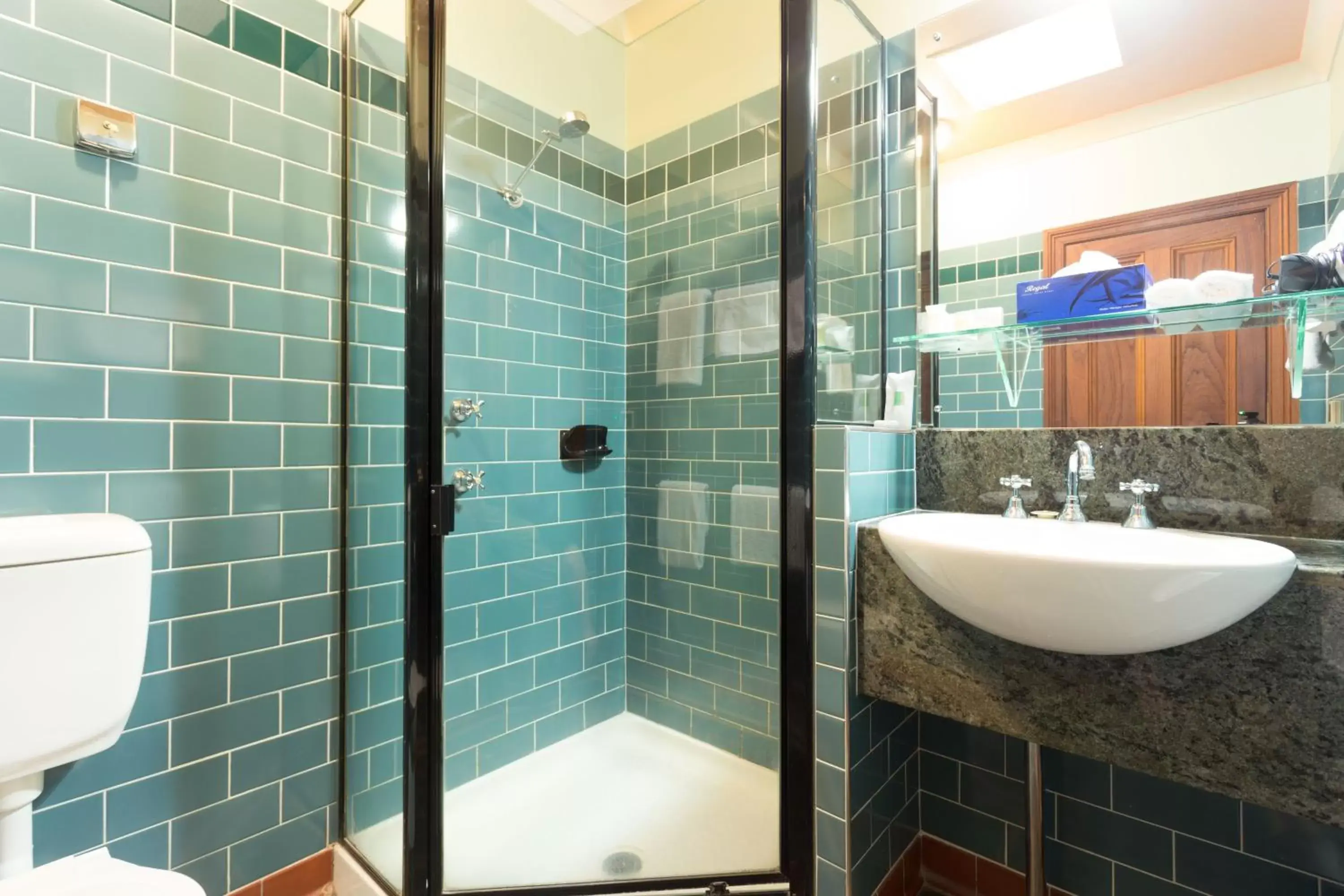 Shower, Bathroom in Manly Hotel