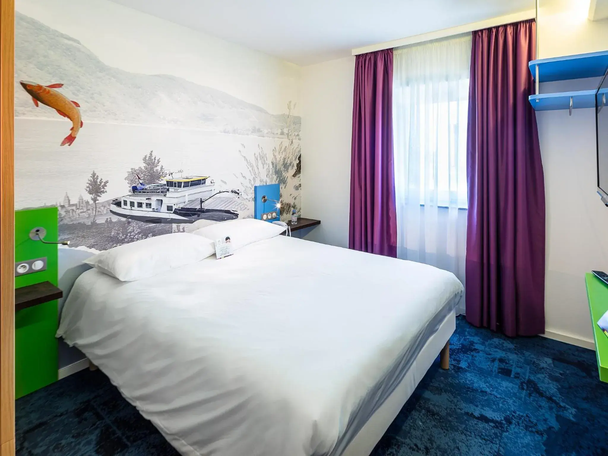 Bedroom, Bed in ibis Styles Strasbourg Avenue du Rhin