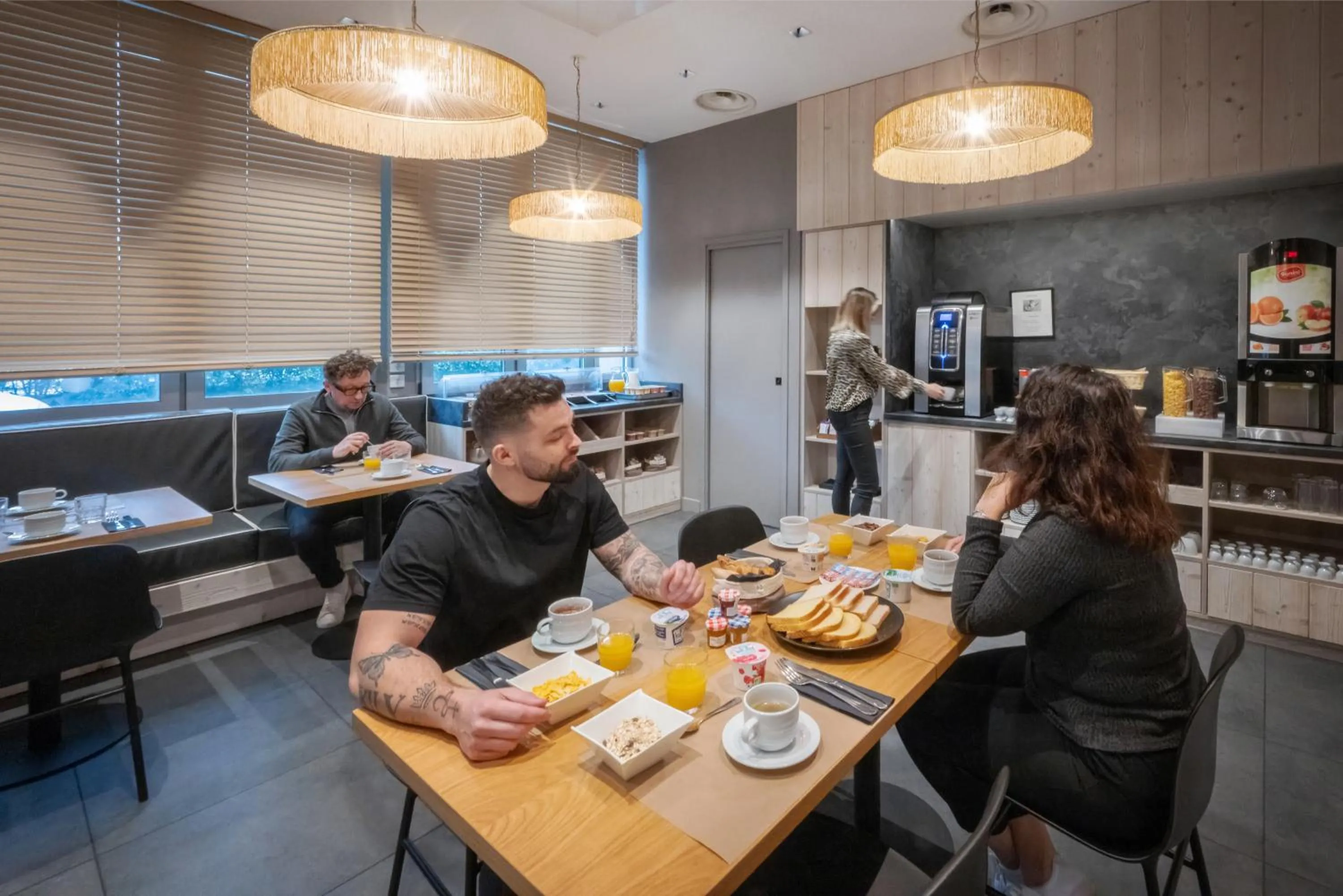 Buffet breakfast in Nemea Appart Hotel Le Lido Cagnes sur Mer