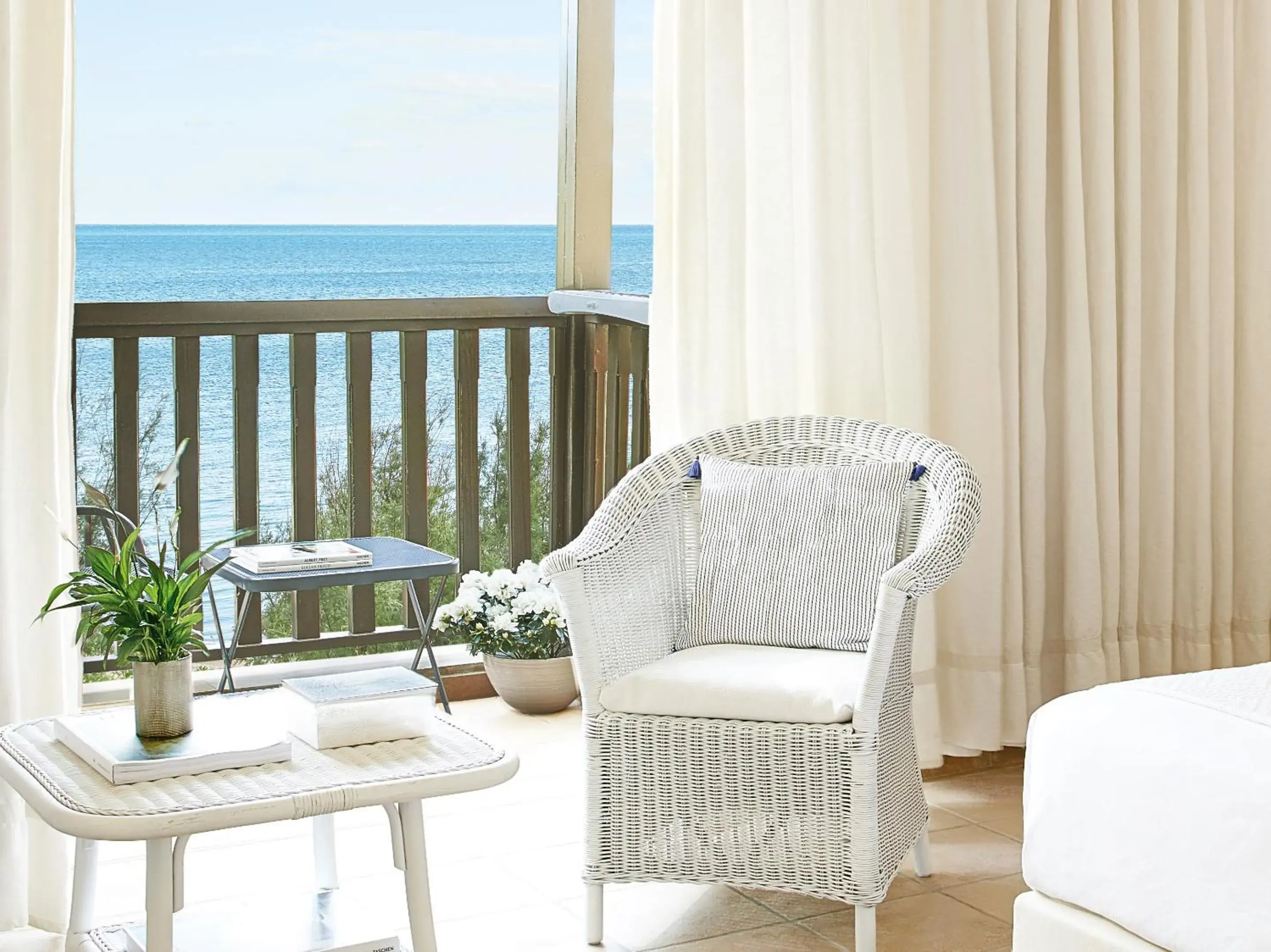 View (from property/room), Seating Area in Grecotel Marine Palace & Aqua Park