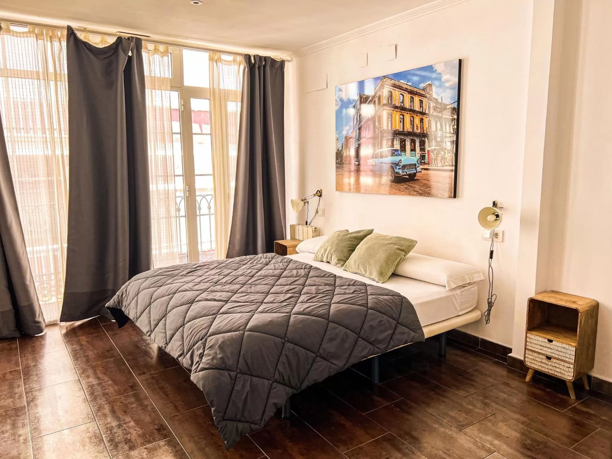 Bed in Mush Rooms Apartments