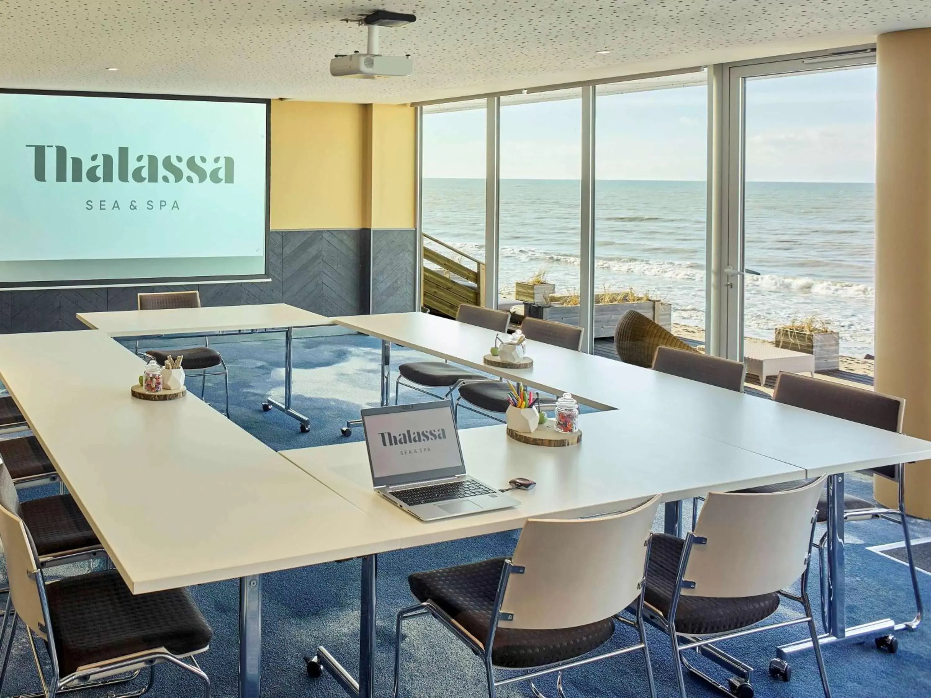 On site in Novotel Thalassa Le Touquet