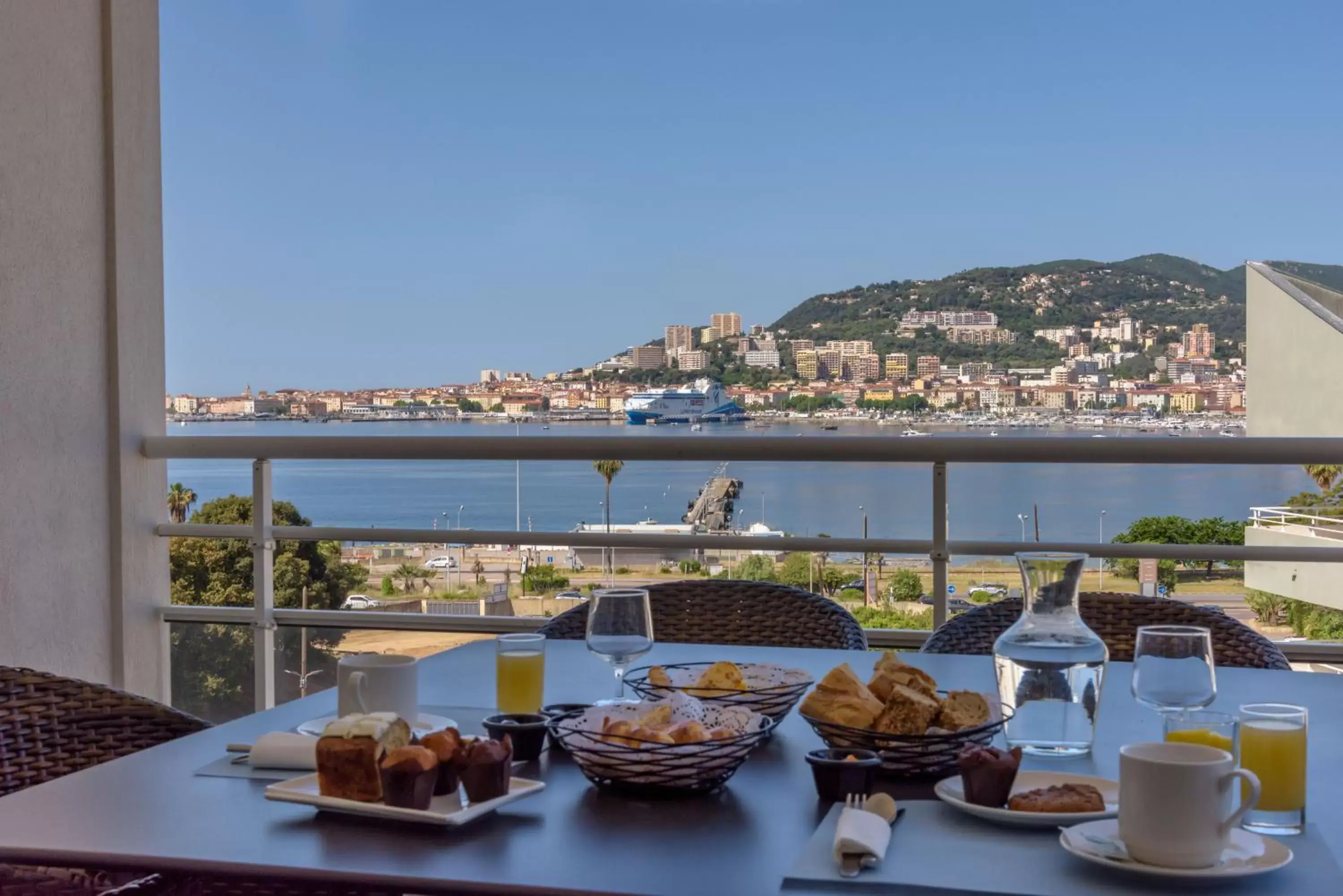 Balcony/Terrace in Residence de Tourisme Ajaccio Amirauté