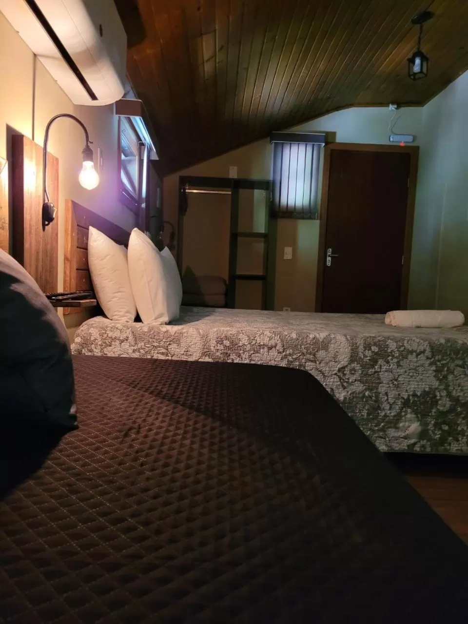 Bed in Pousada Ilha da Magia