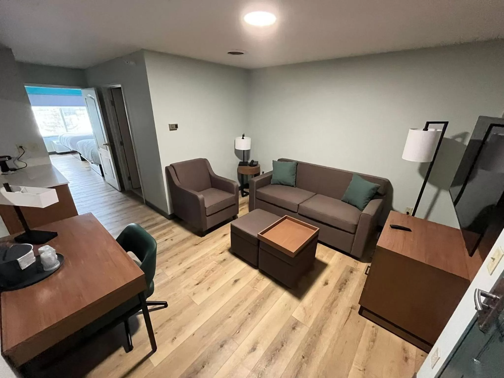 Living room in Wingate By Wyndham Mansfield Ontario