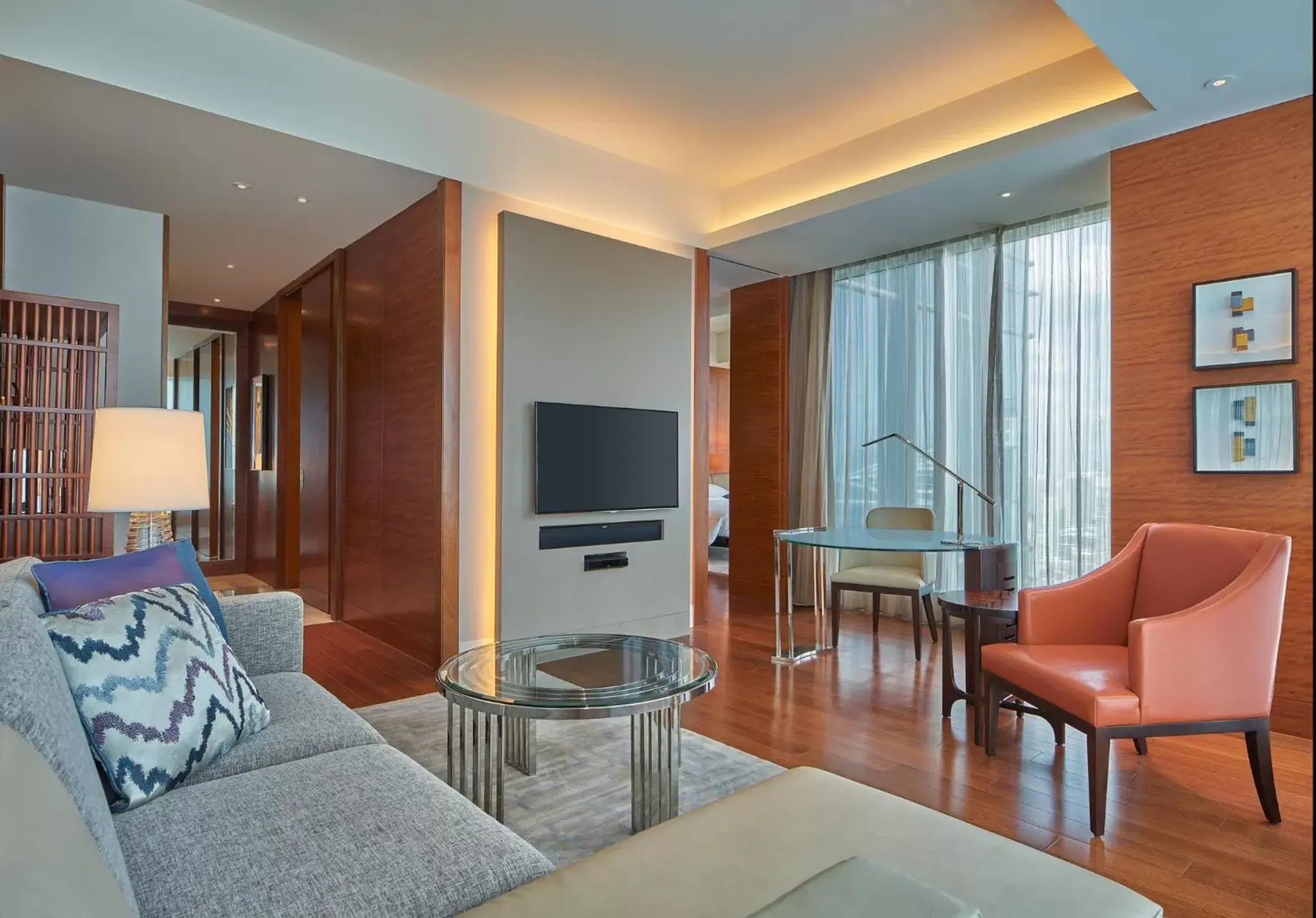 Living room, Seating Area in Grand Hyatt Manila