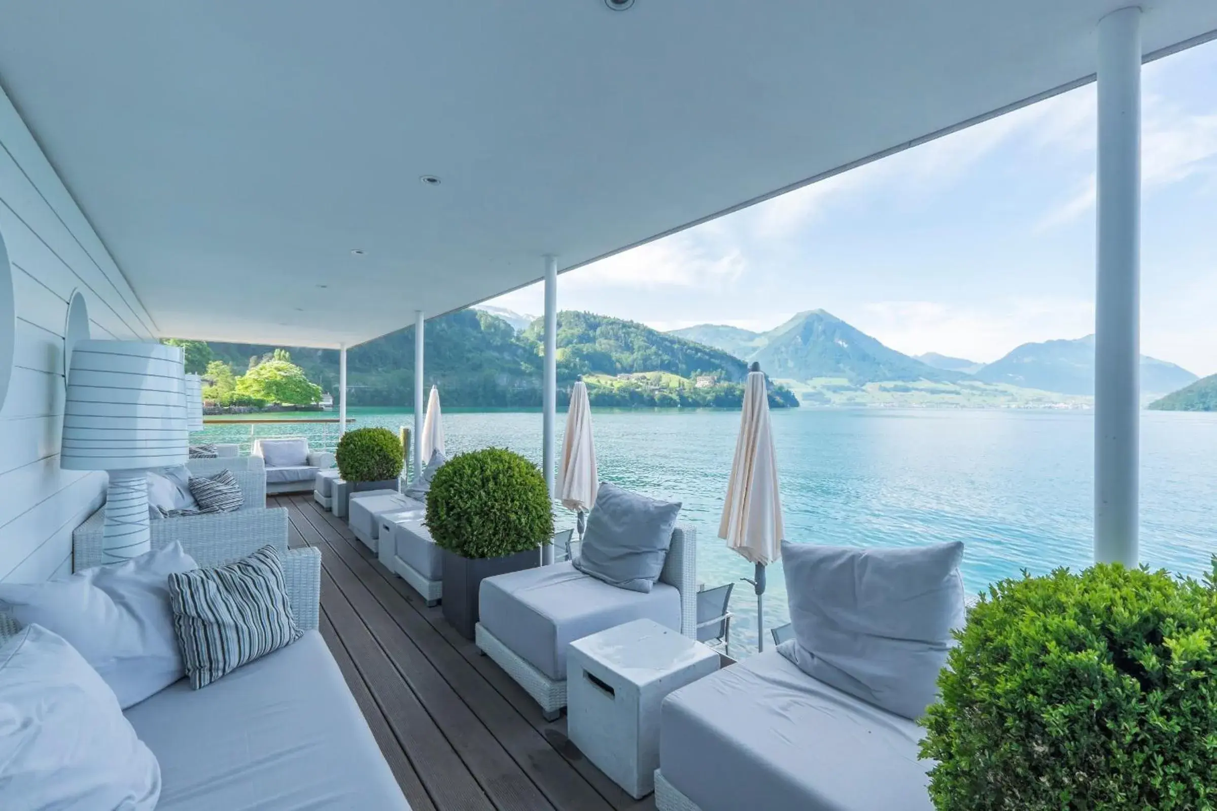 Balcony/Terrace in Hotel Vitznauerhof