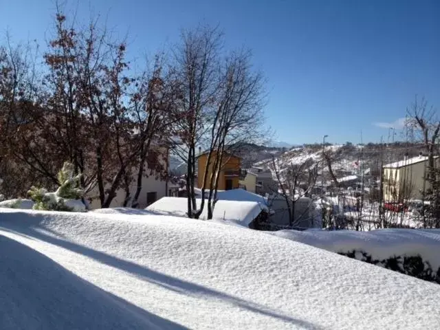 View (from property/room), Winter in Hotel Giampy