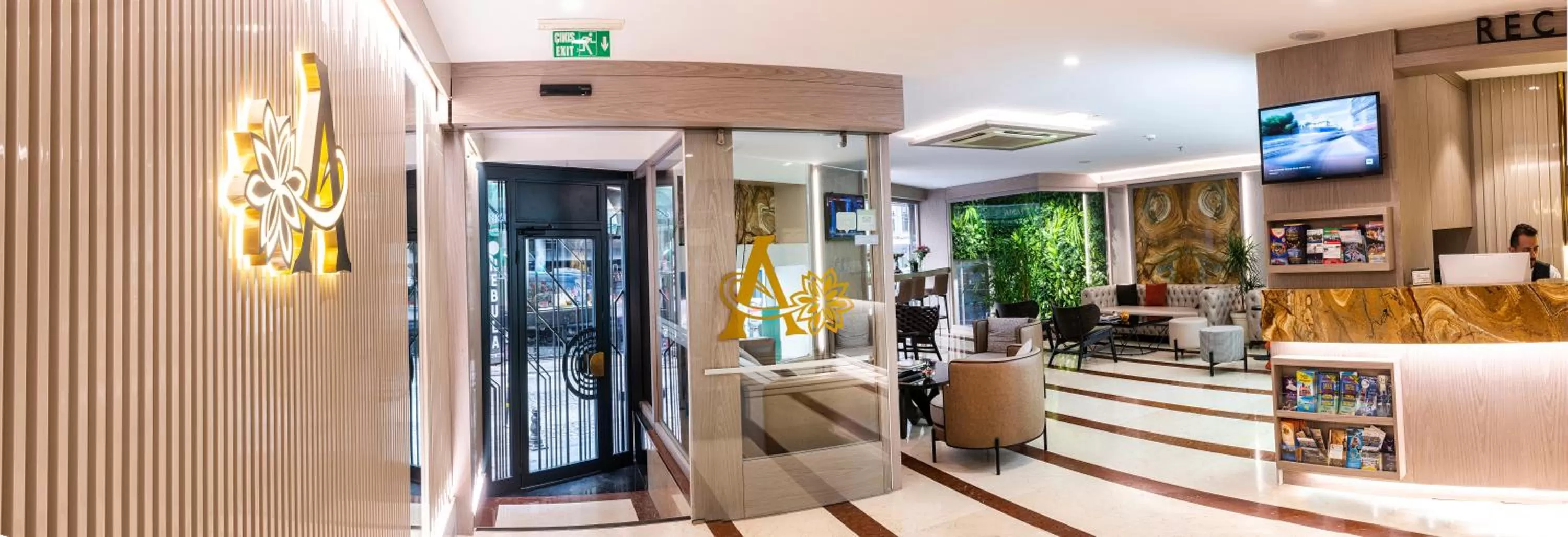 Seating area in Aprilis Hotel - Special Category