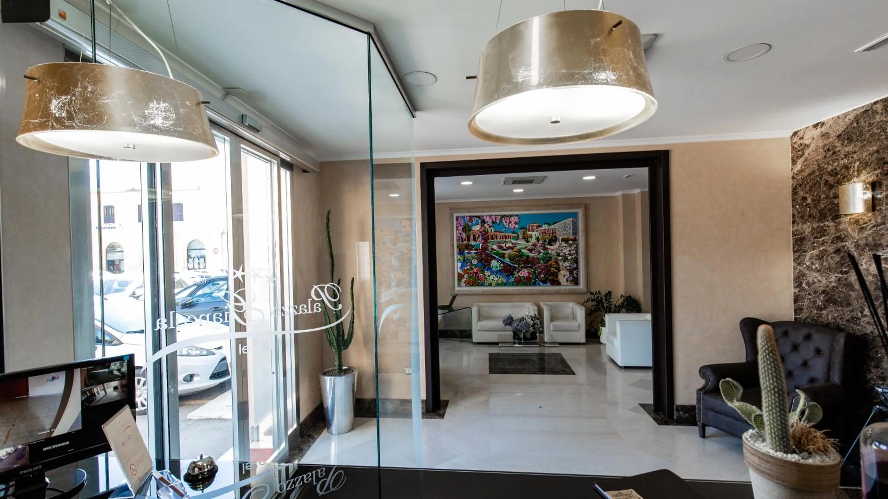 Lobby or reception in Hotel Palazzo Giancola