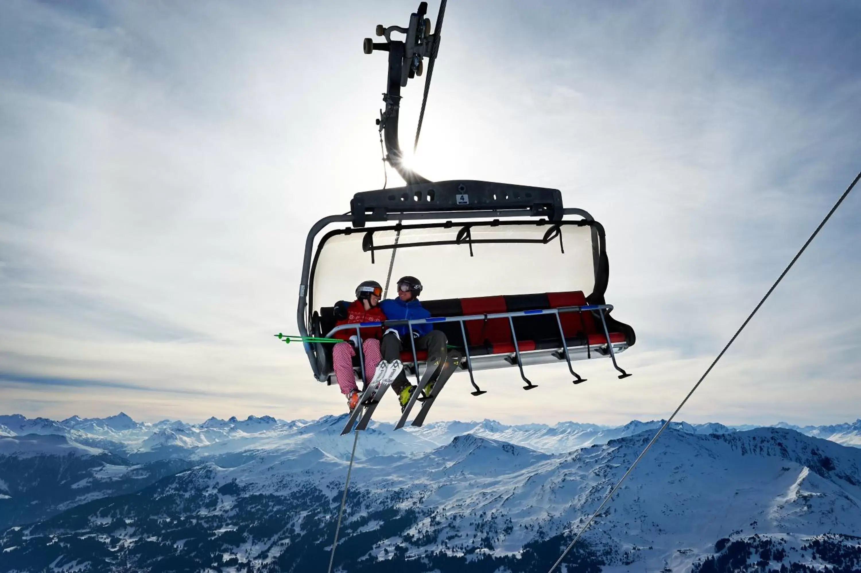 Skiing in Arosa Kulm Hotel & Alpin Spa