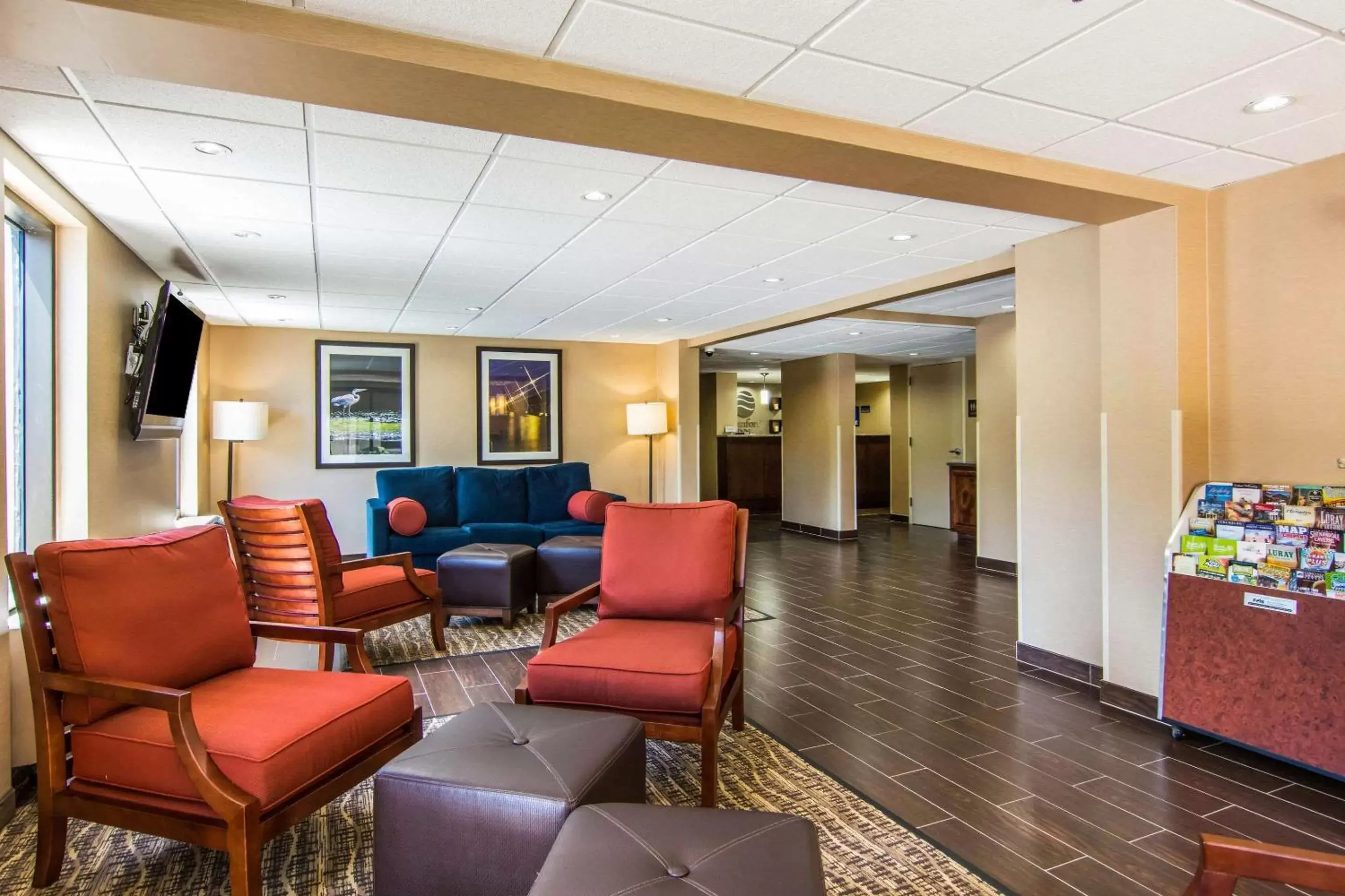 Lobby or reception, Lobby/Reception in Comfort Inn Newport News Williamsburg East