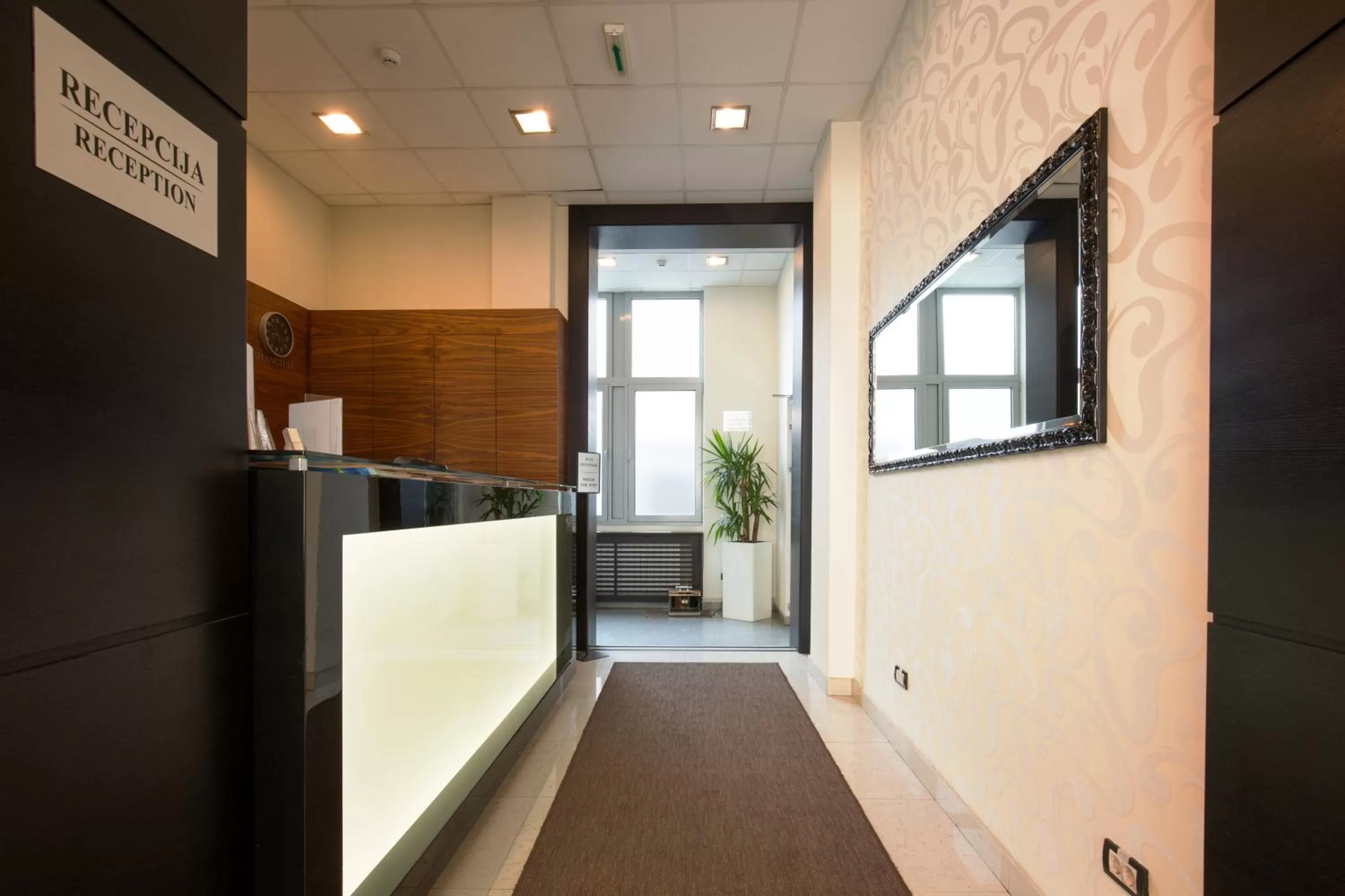 Lobby or reception in Garni Hotel Nevski