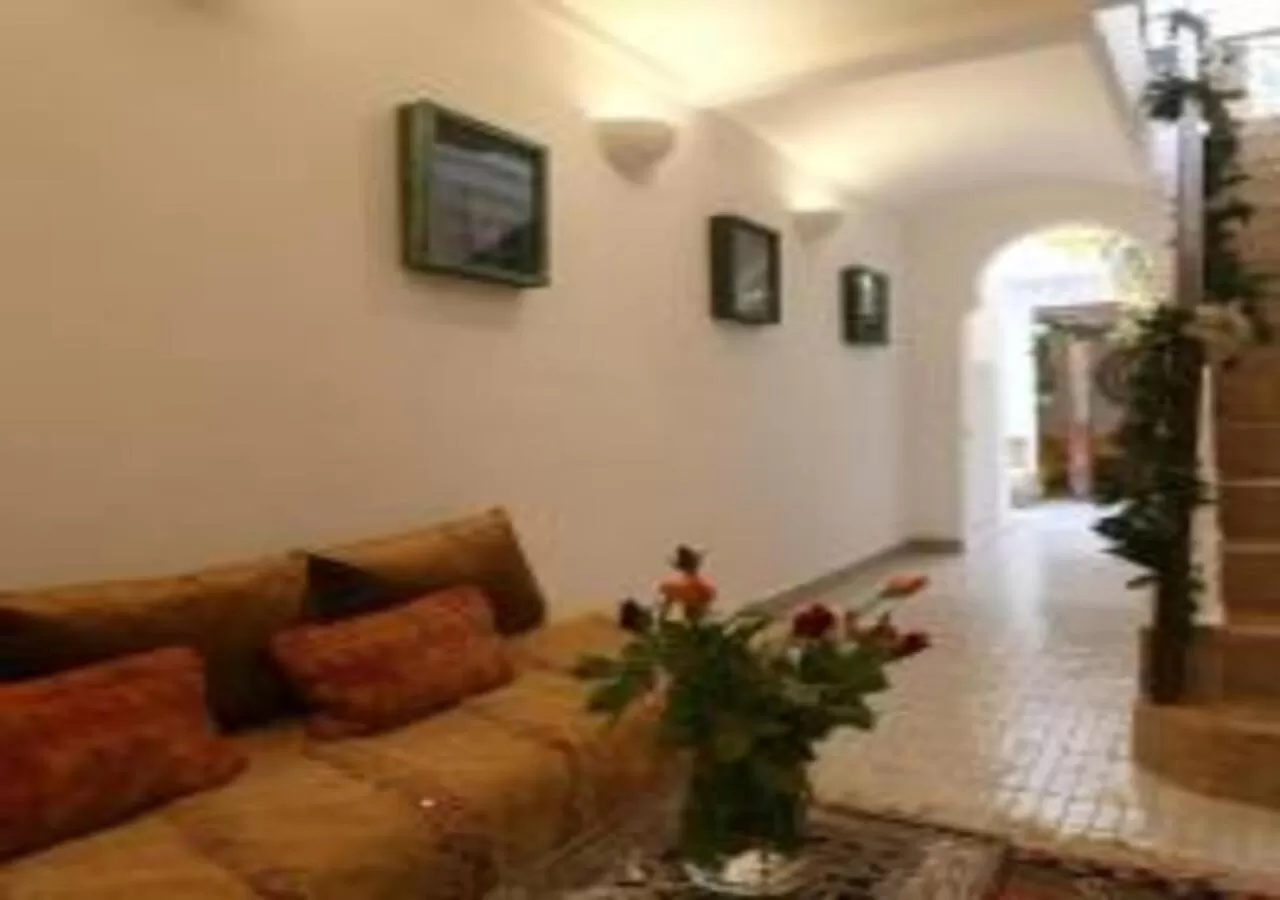 Seating area in Riad Beata Bed & Breakfast