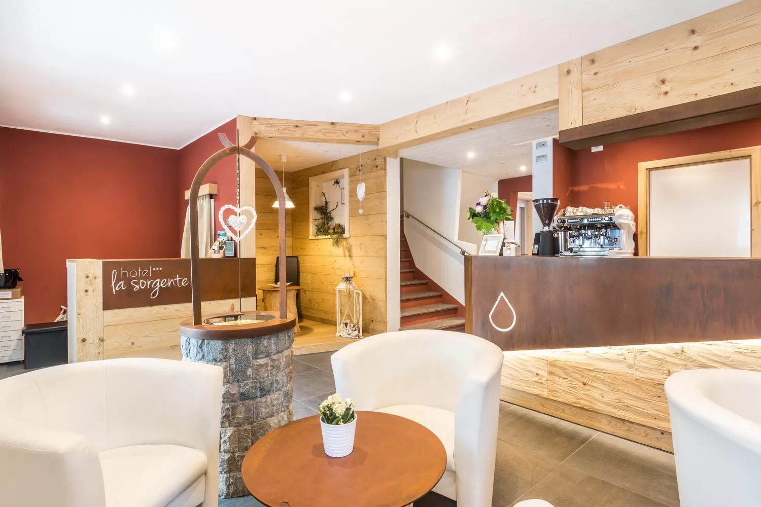 Lobby or reception in Hotel La Sorgente