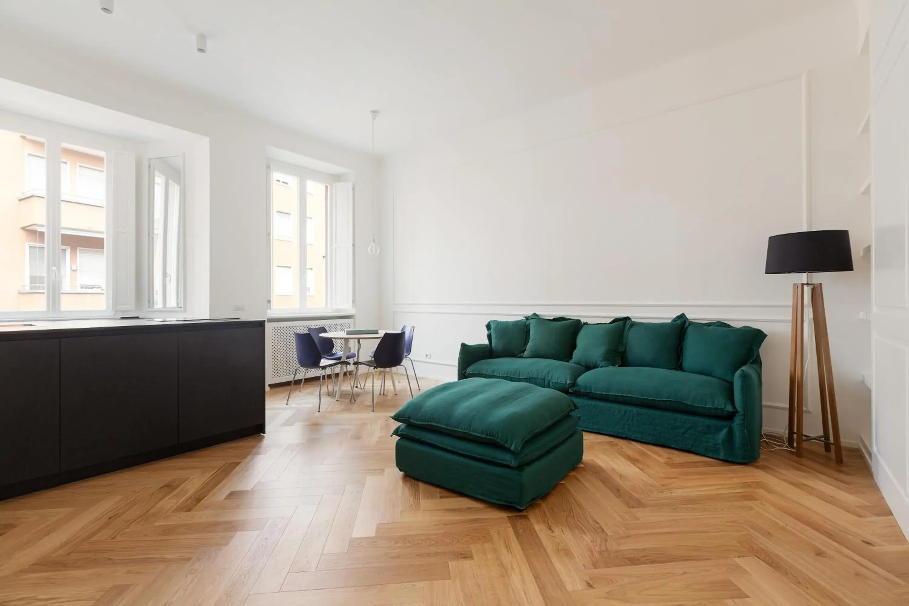 Living room, Seating Area in Brera Apartments in San Fermo