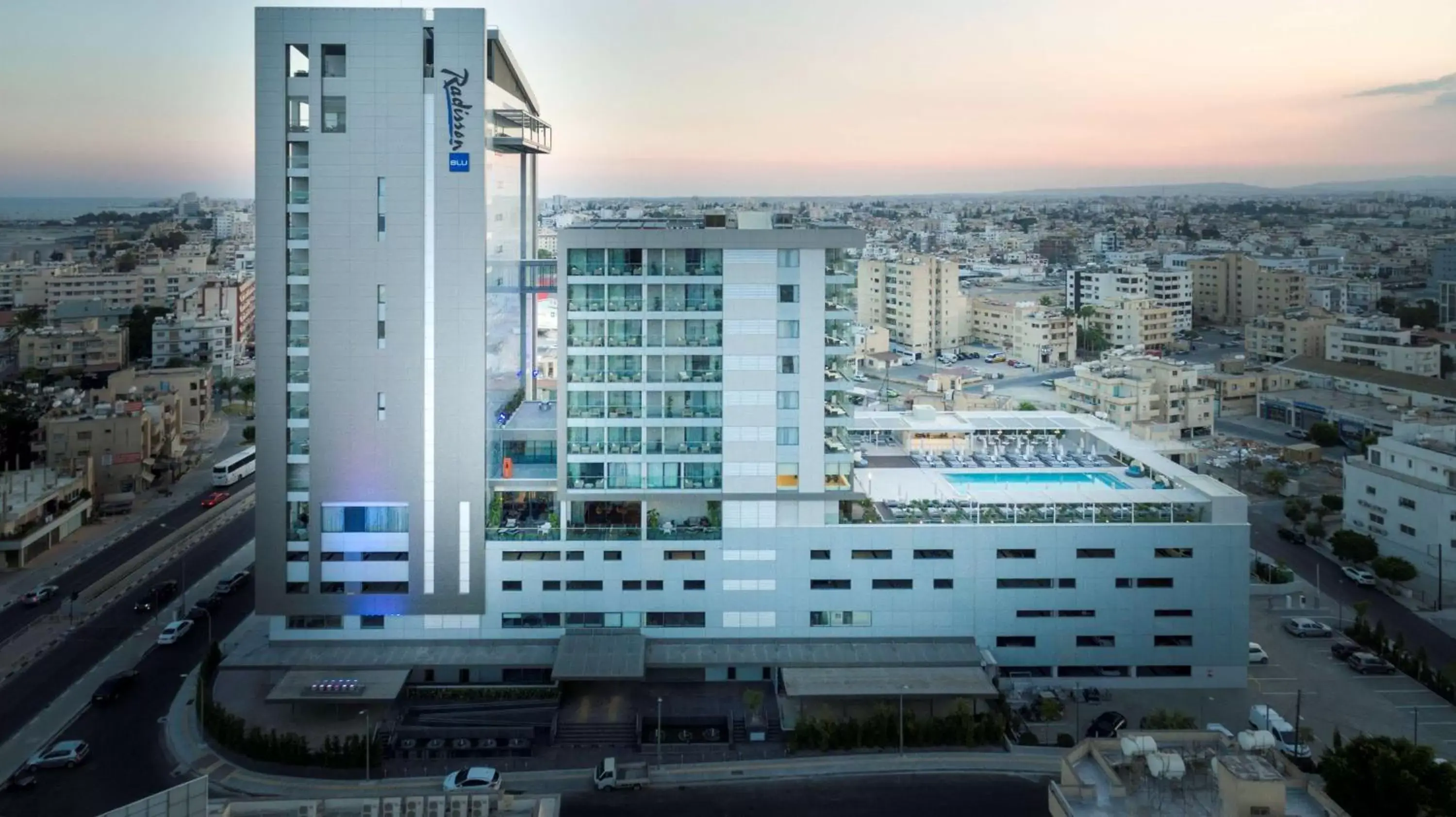 Property building, Bird's-eye View in Radisson Blu Hotel, Larnaca