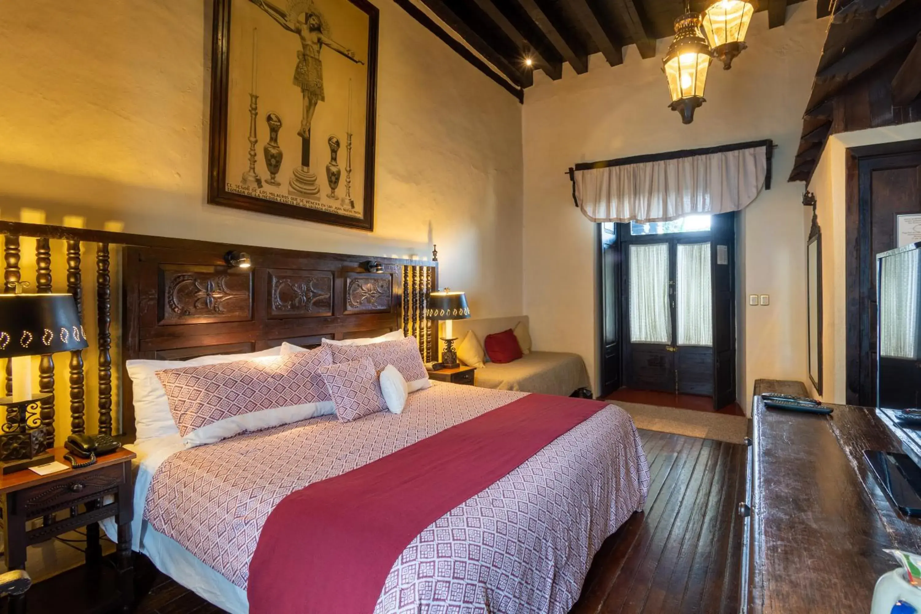 Bedroom, Bed in Hotel Mansion Iturbe